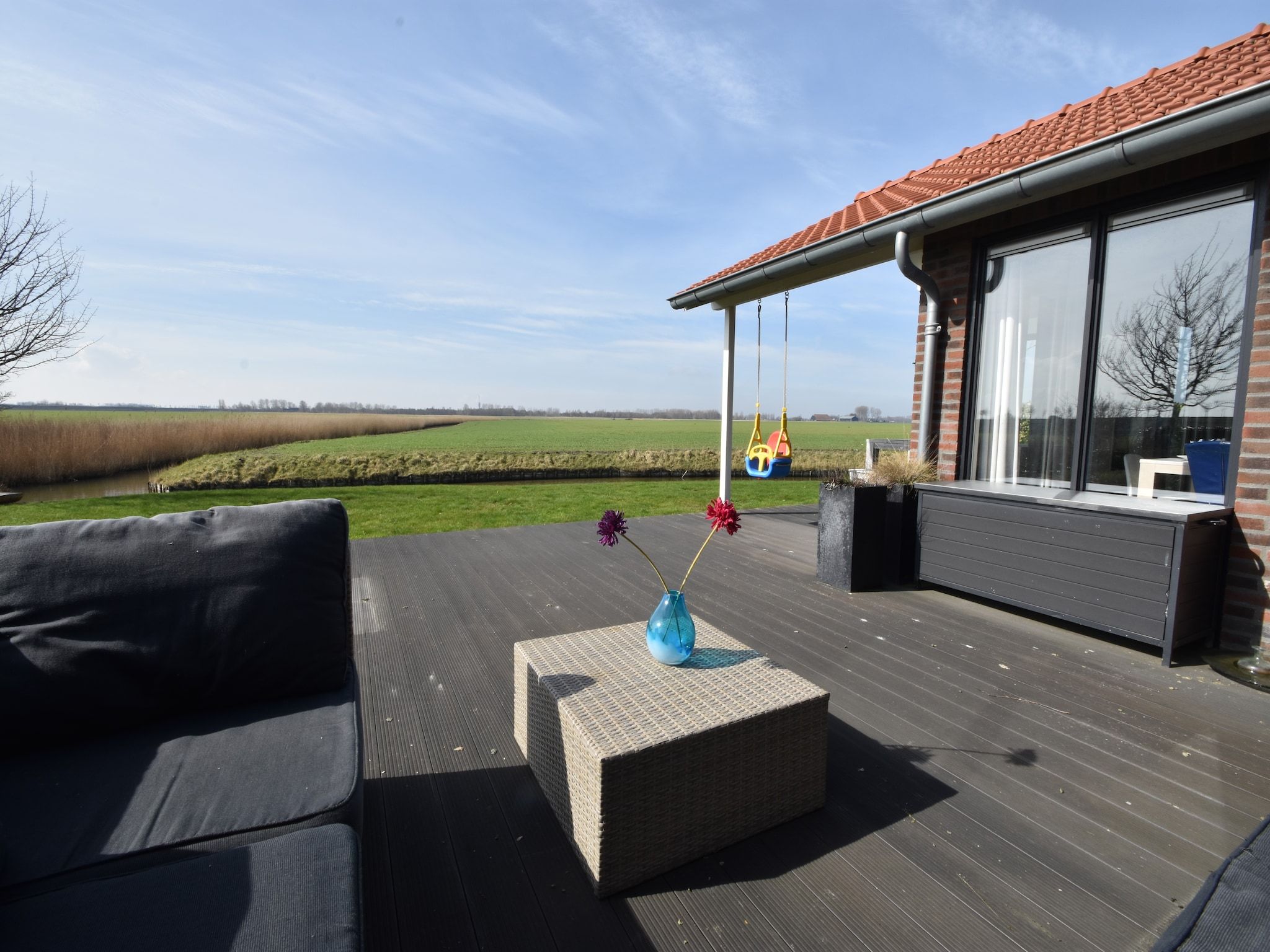 Het terras van Weidse Blik in Kattendijke
