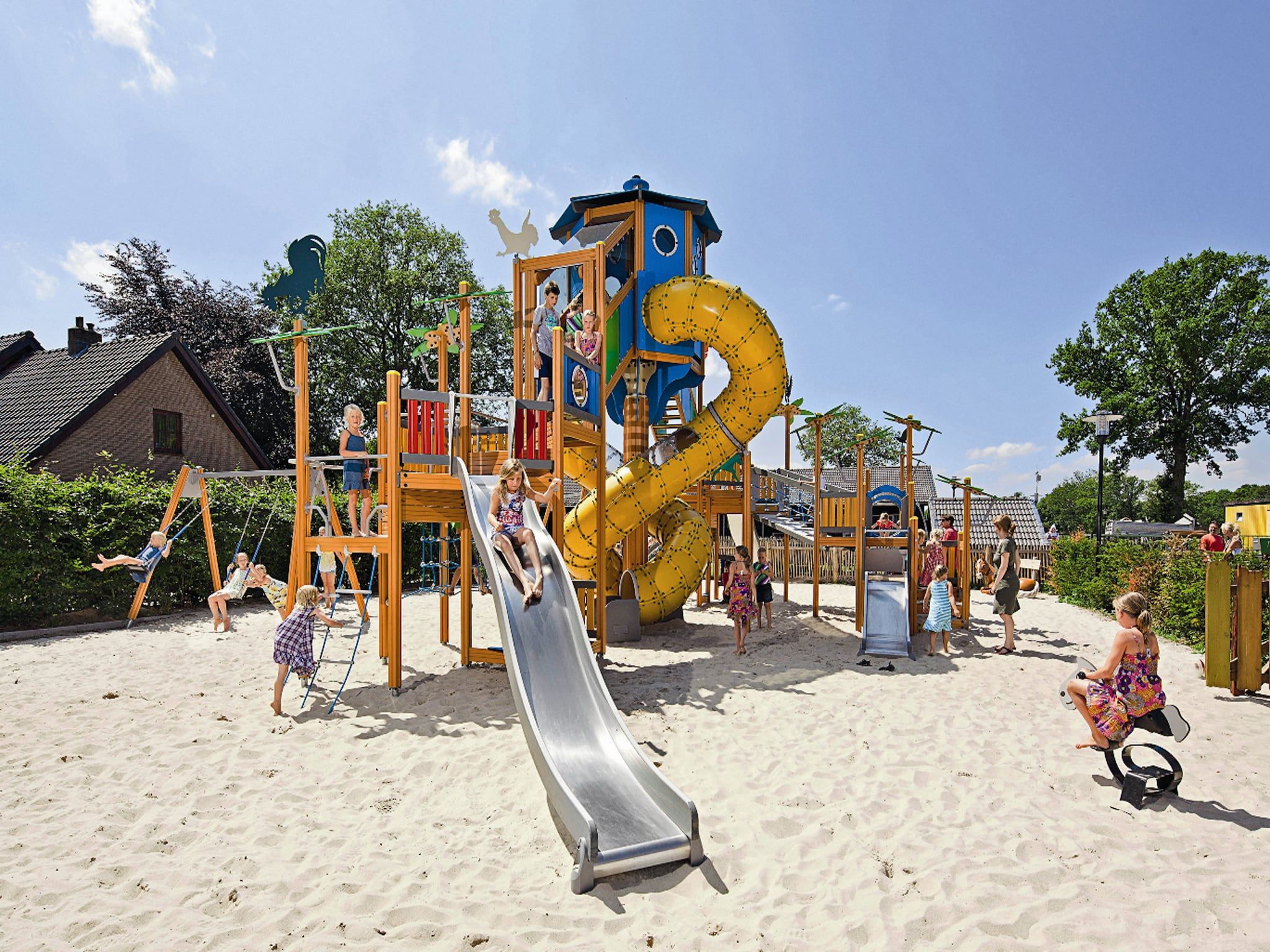 Parkfaciliteiten bij Recreatiepark de Boshoek 19 in Voorthuizen