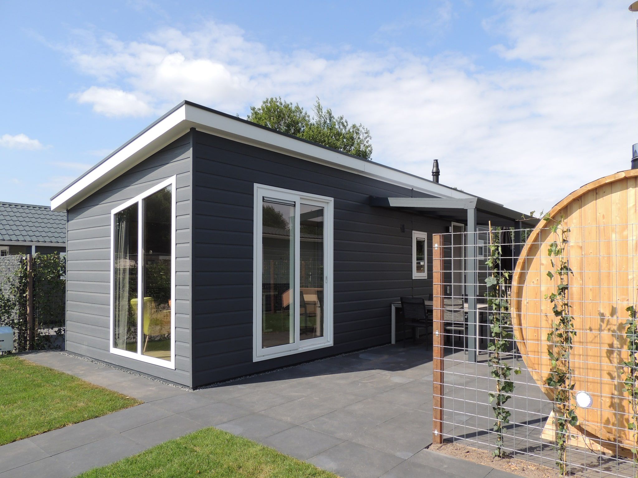 De buitenkant van Recreatiepark de Boshoek 20 in Voorthuizen