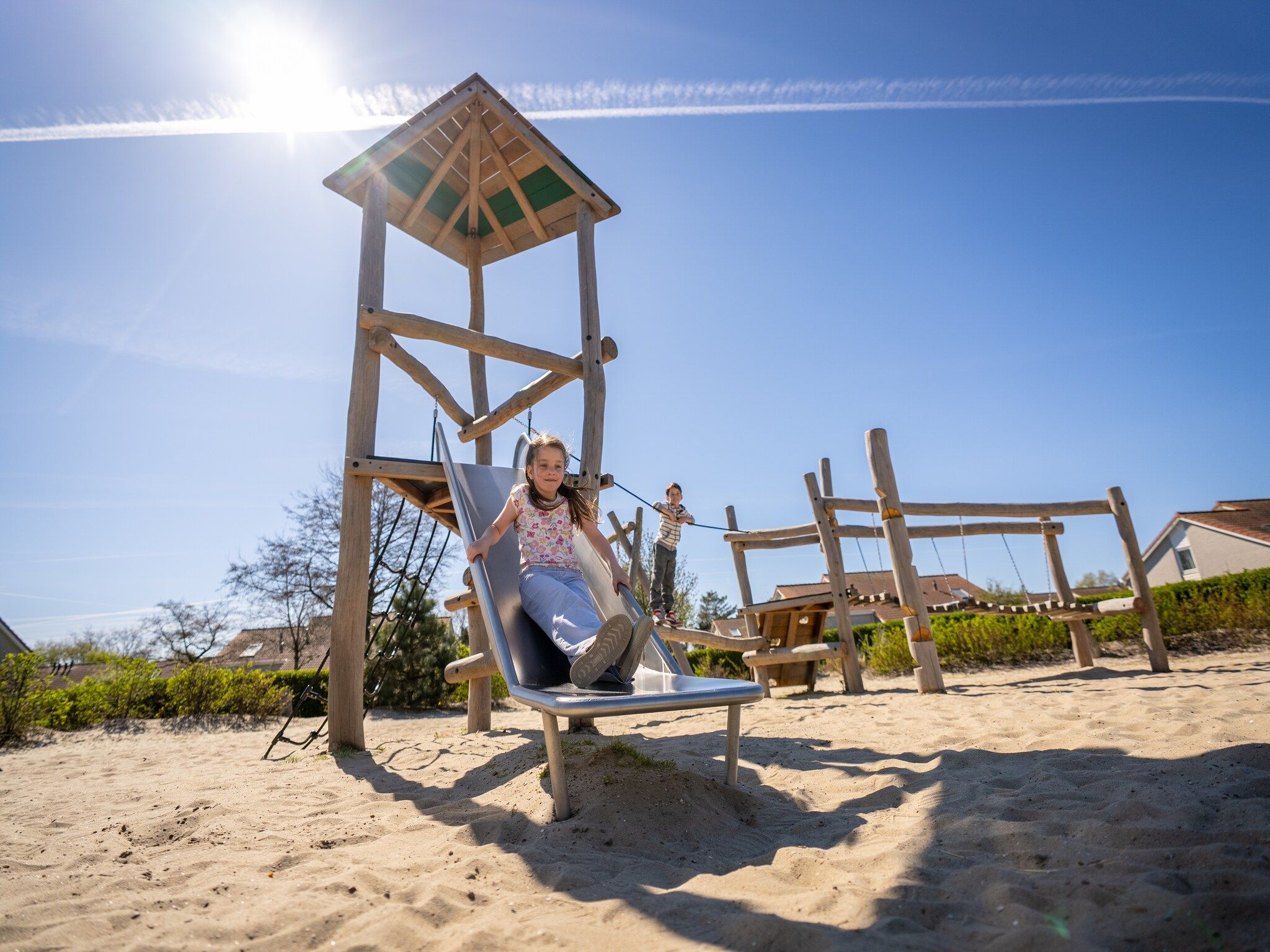 Parkfaciliteiten bij Vakantiepark de Soeten Haert 16 in Renesse