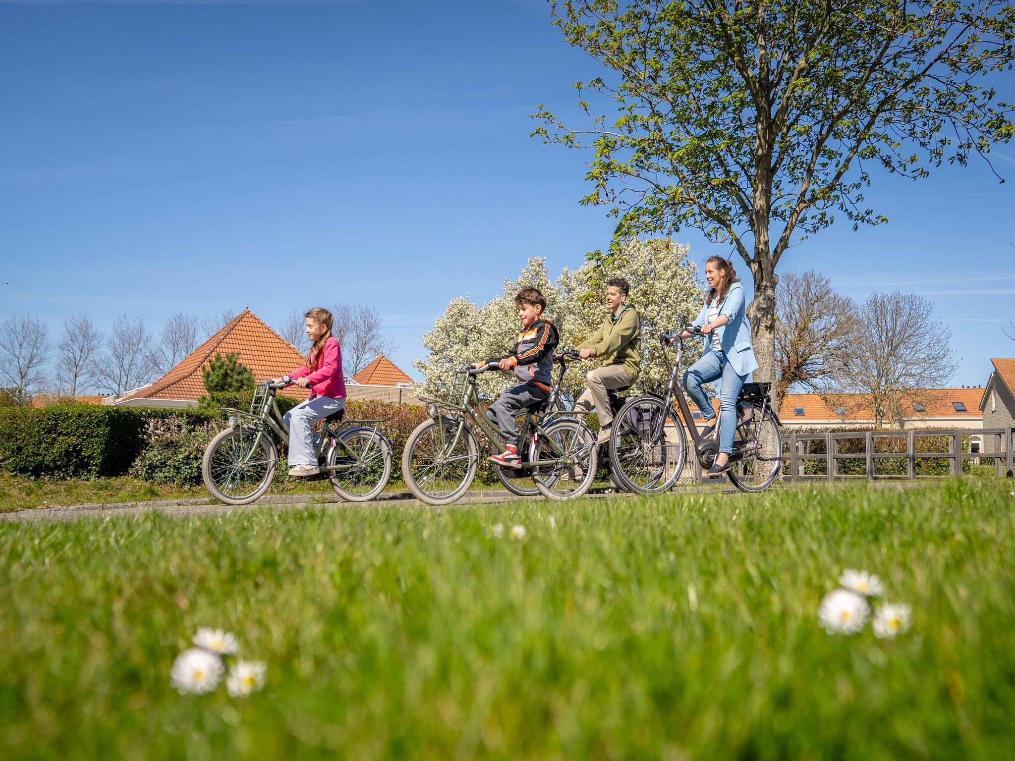 Parkfaciliteiten bij Vakantiepark de Soeten Haert 16 in Renesse