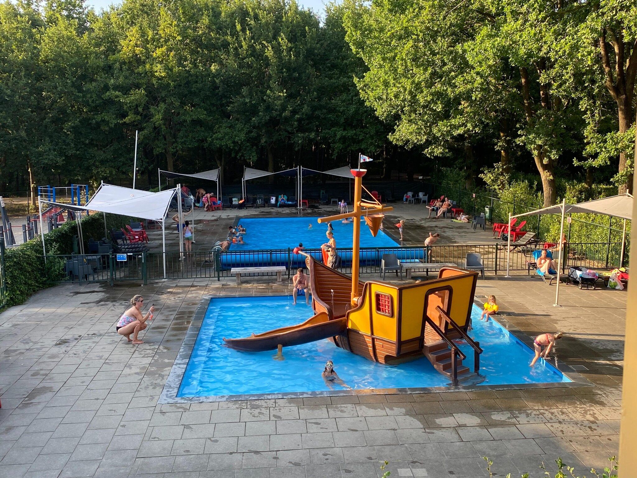 Parkfaciliteiten bij Recreatiepark Duinhoeve 5 in Udenhout