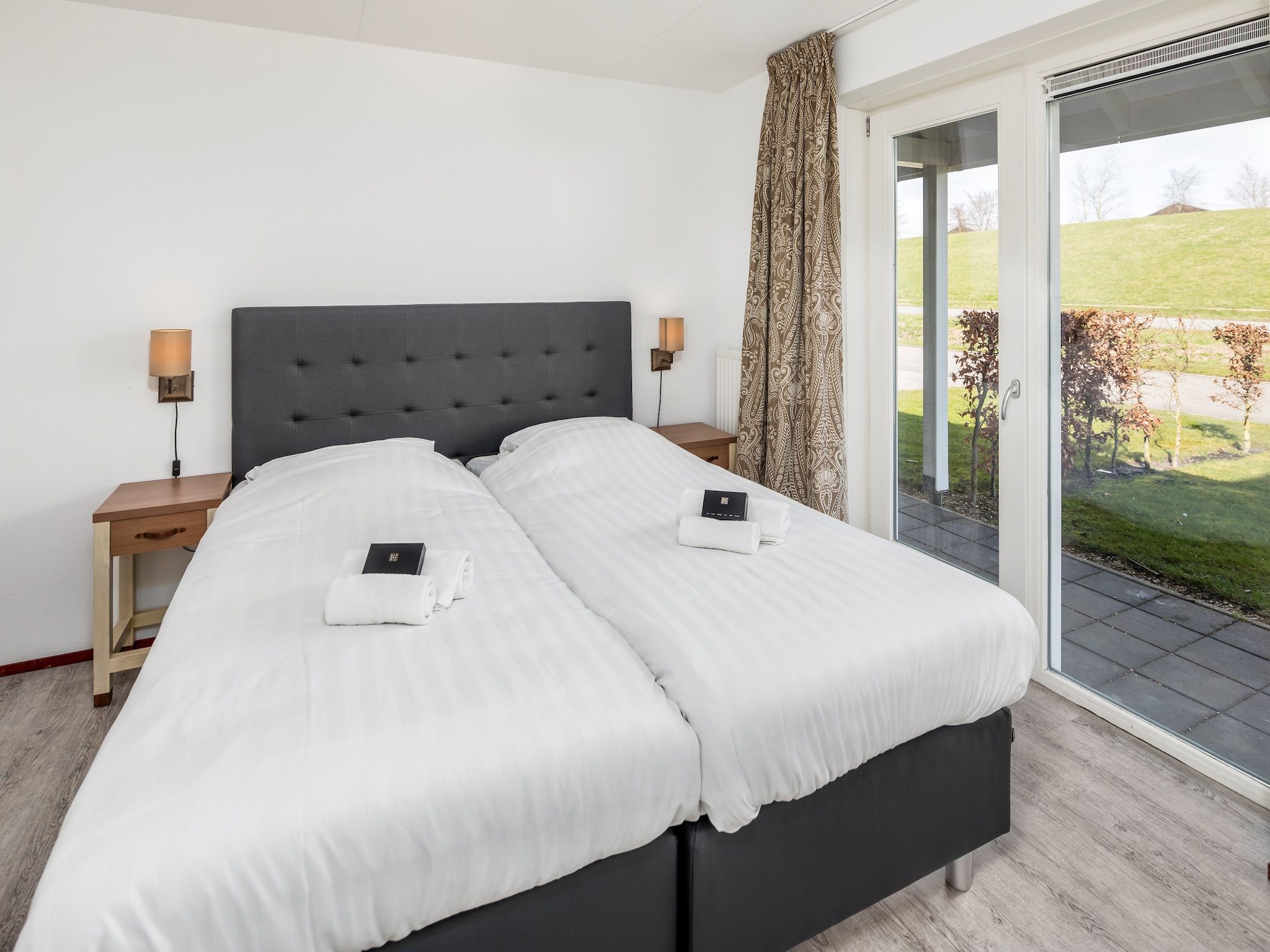 Een slaapkamer van Aquadelta 31 in Bruinisse
