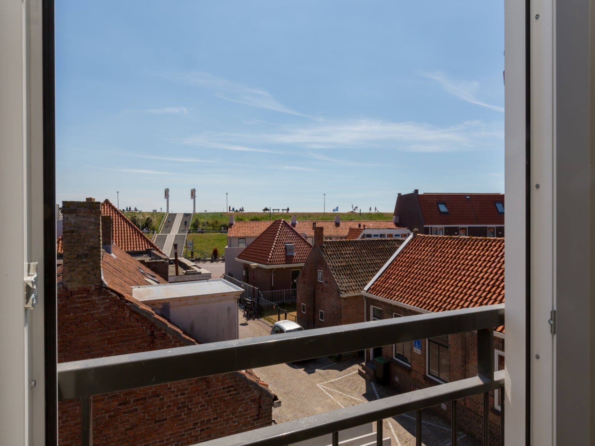 Het uitzicht vanaf Aparthotel Zoutelande - Luxe 2-persoons comfort appartement in Zoutelande