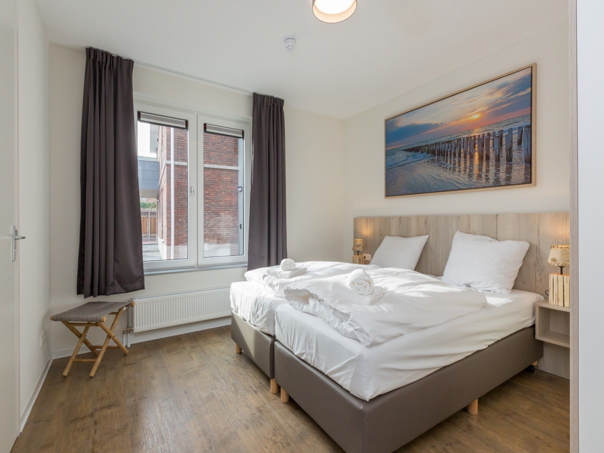 Een slaapkamer van Aparthotel Zoutelande - Luxe 2-persoons comfort appartement in Zoutelande