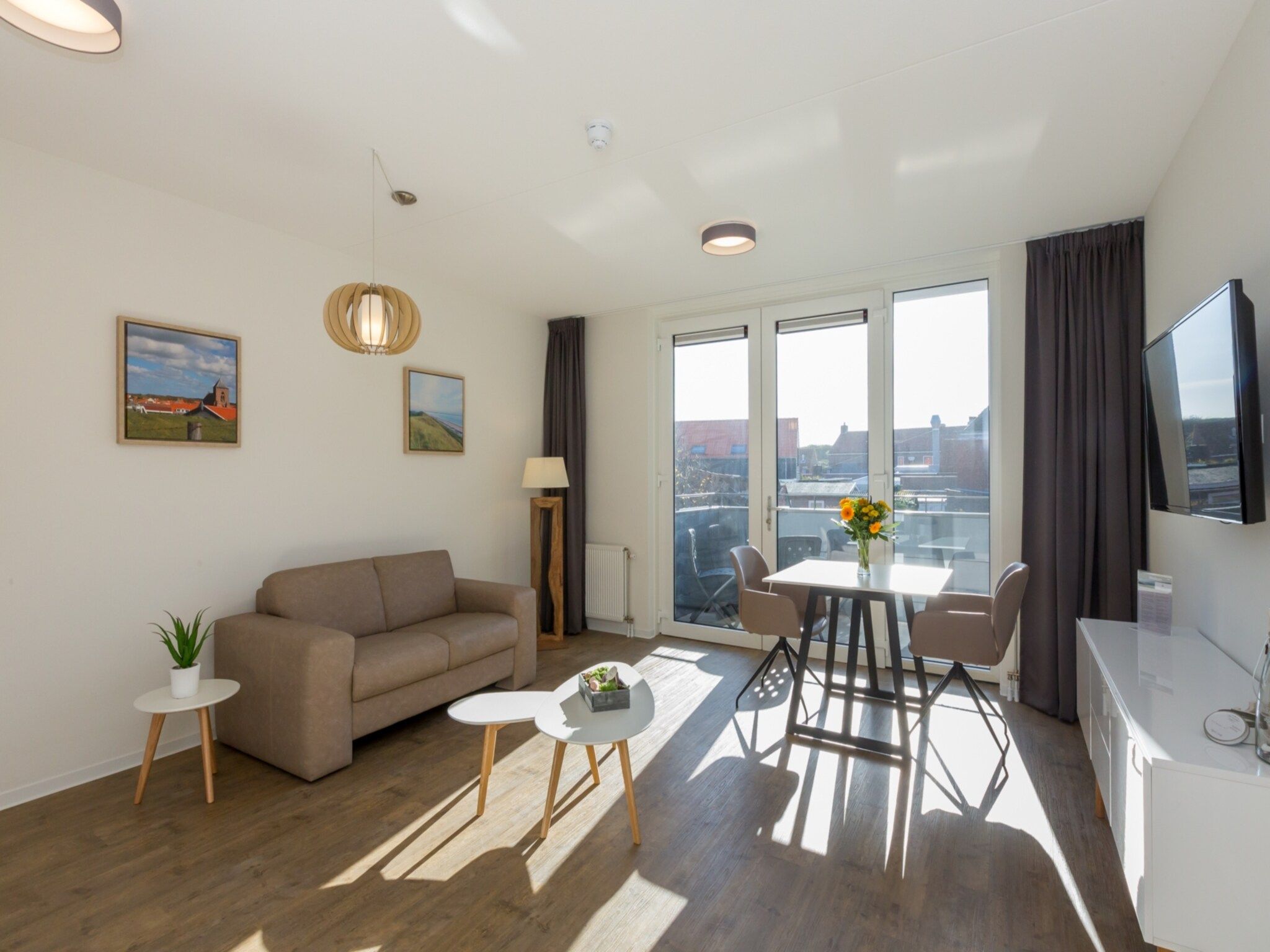 De woonkamer van Aparthotel Zoutelande - Luxe 2-persoons comfort appartement in Zoutelande