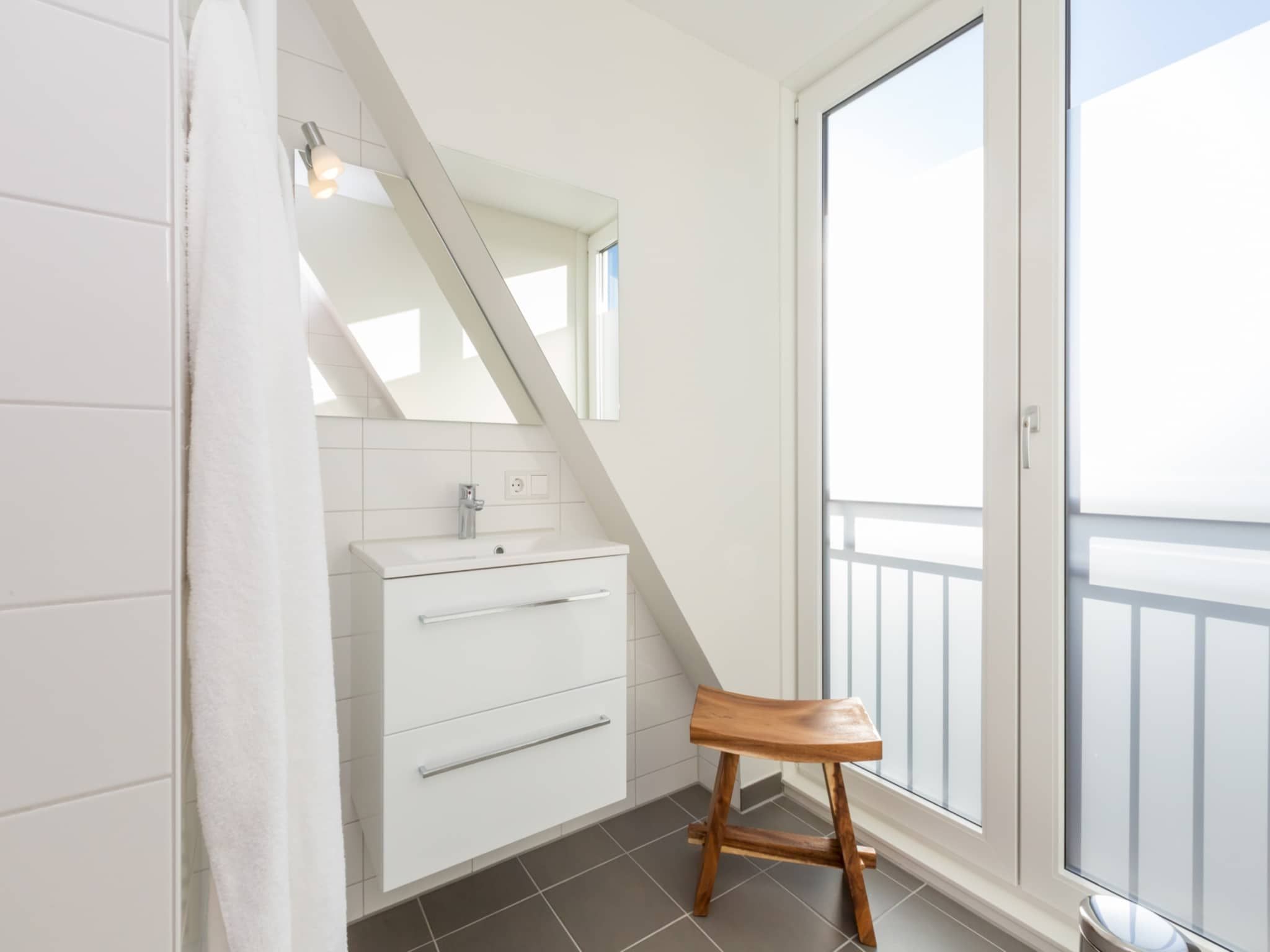 De badkamer van Aparthotel Zoutelande - Luxe 2-persoons comfort appartement in Zoutelande