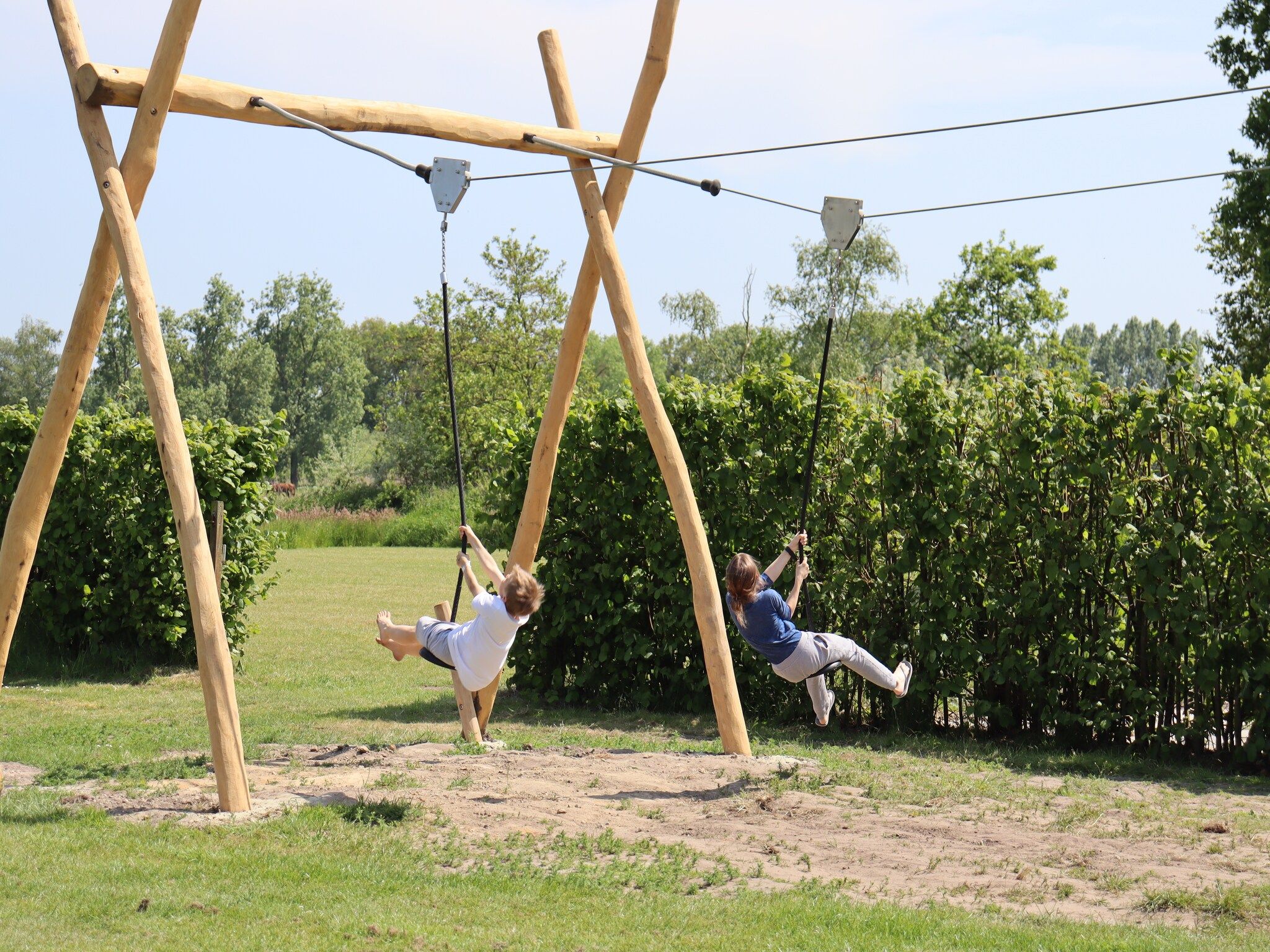Parkfaciliteiten bij Recreatiepark Duinhoeve 9 in Udenhout