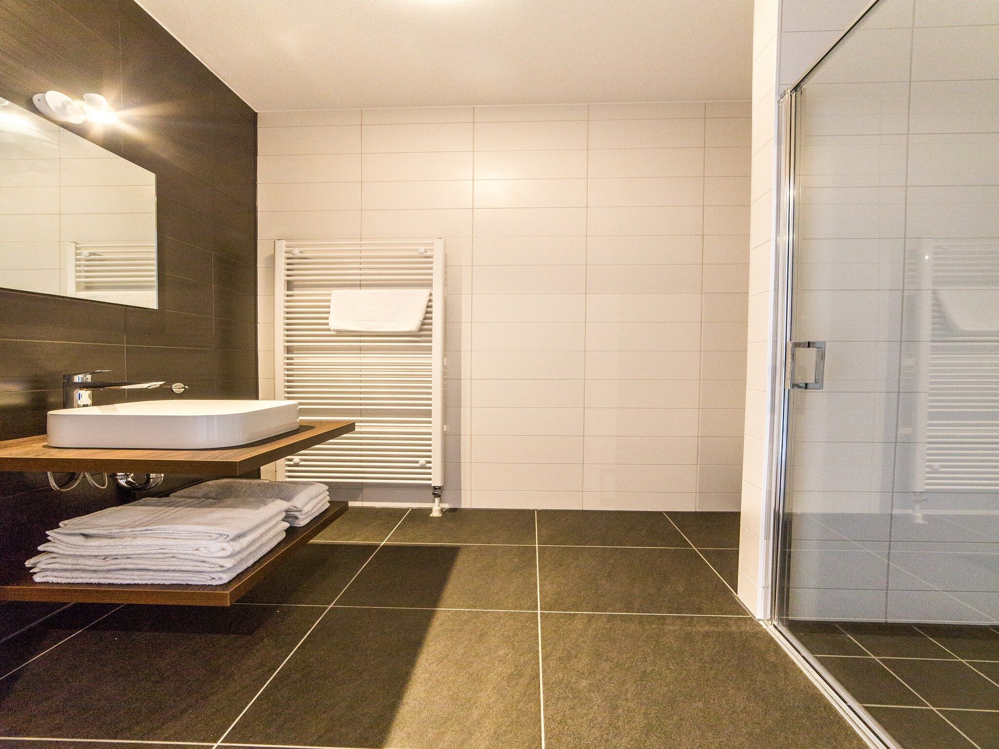 De badkamer van Resort Maastricht 10 in Maastricht