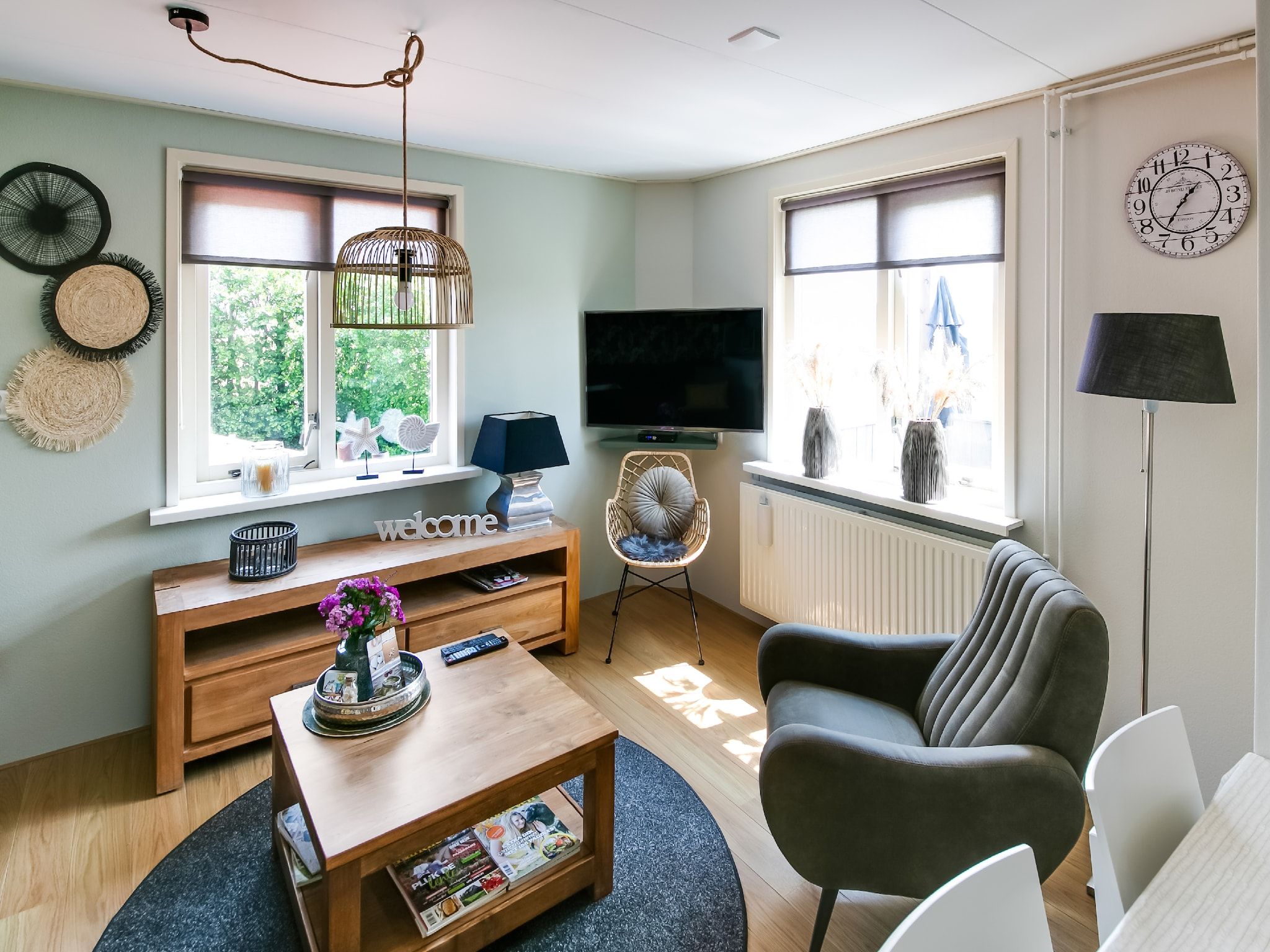 De woonkamer van Zilte Bries in Callantsoog