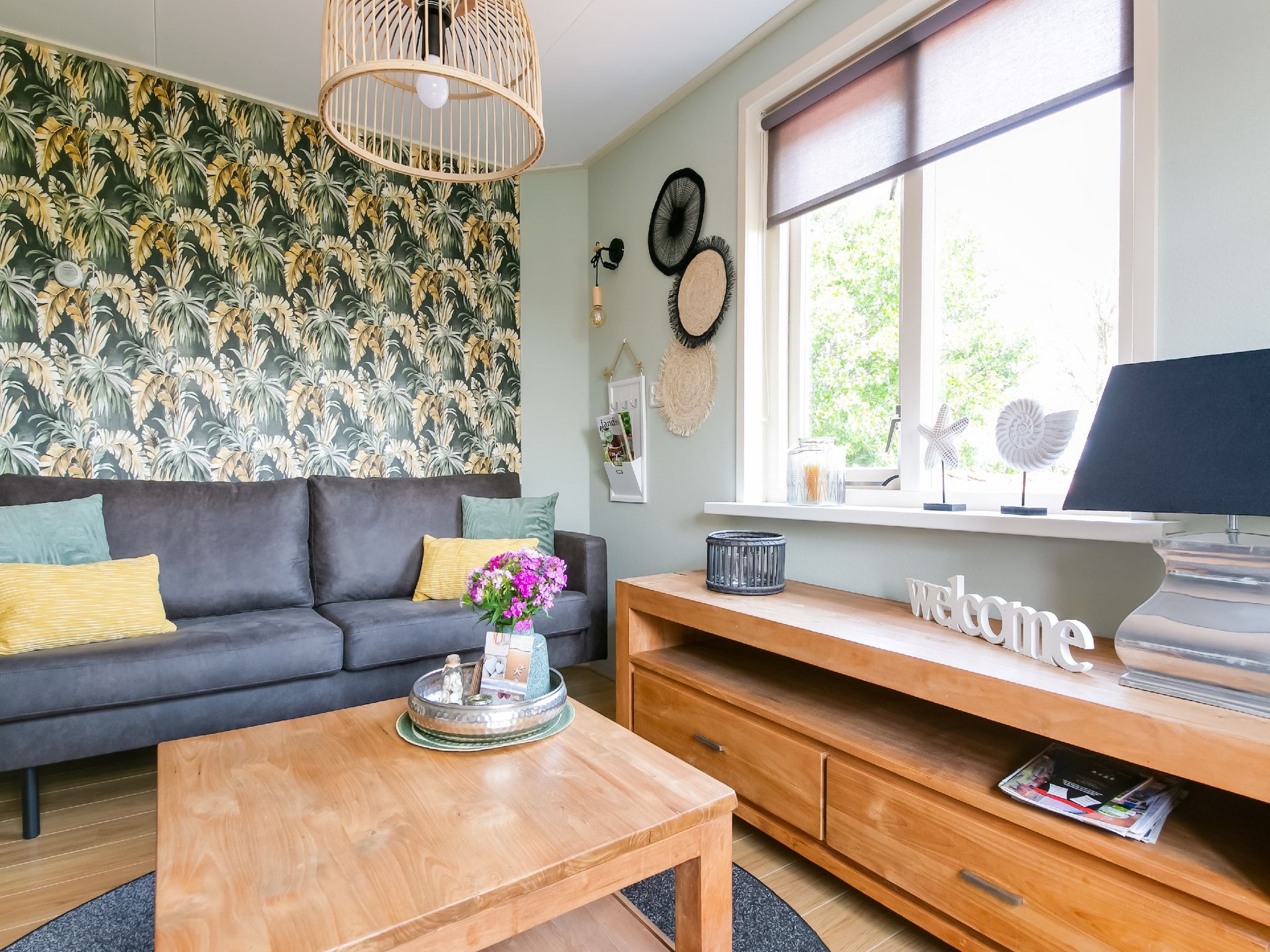 De woonkamer van Zilte Bries in Callantsoog