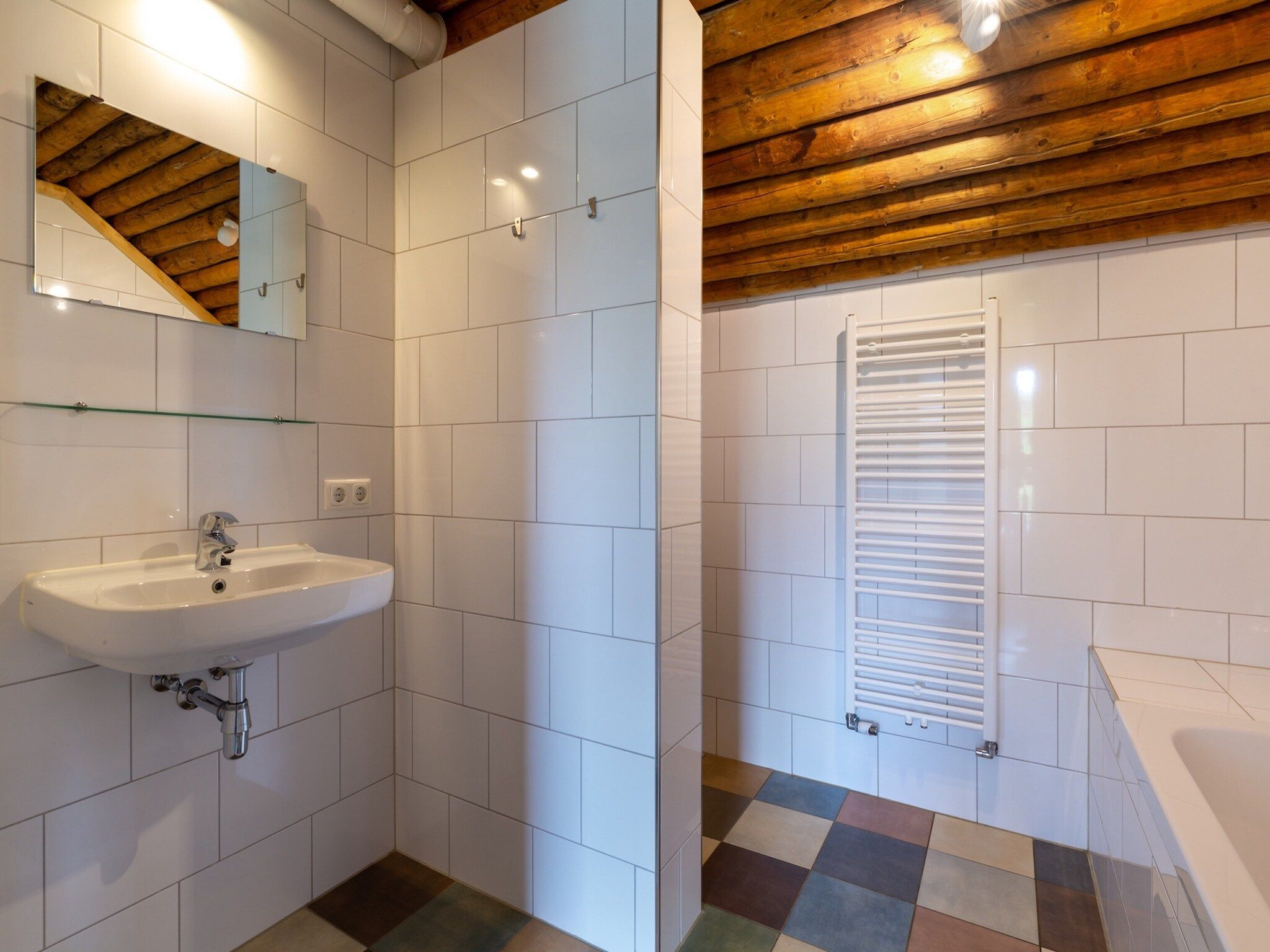 De badkamer van Koe in de Kost 3 in Heeten