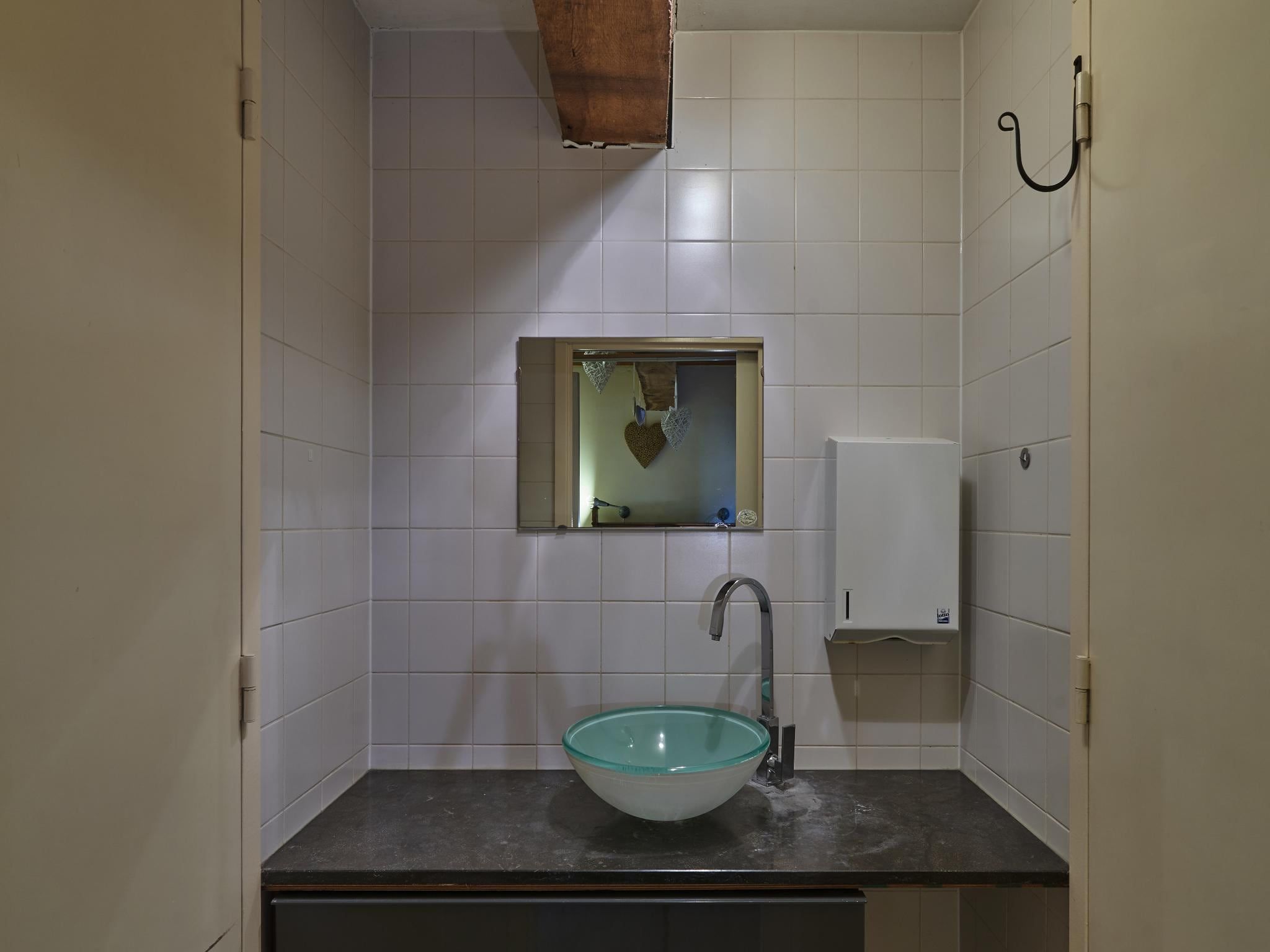 De badkamer van Meschermolen 1 in Mesch-Eijsden