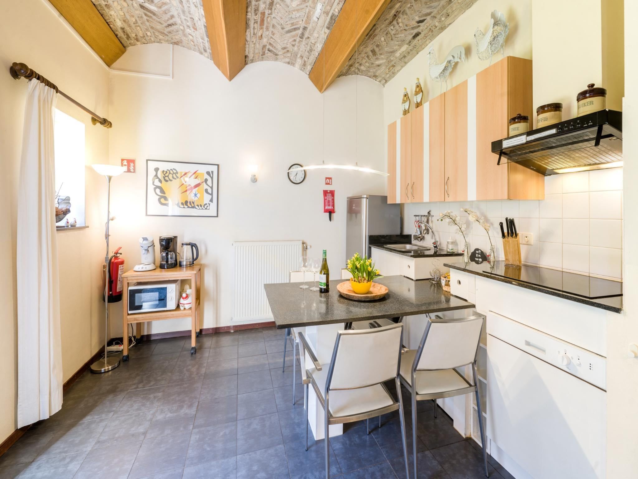 De keuken van Meschermolen 7 in Mesch-Eijsden