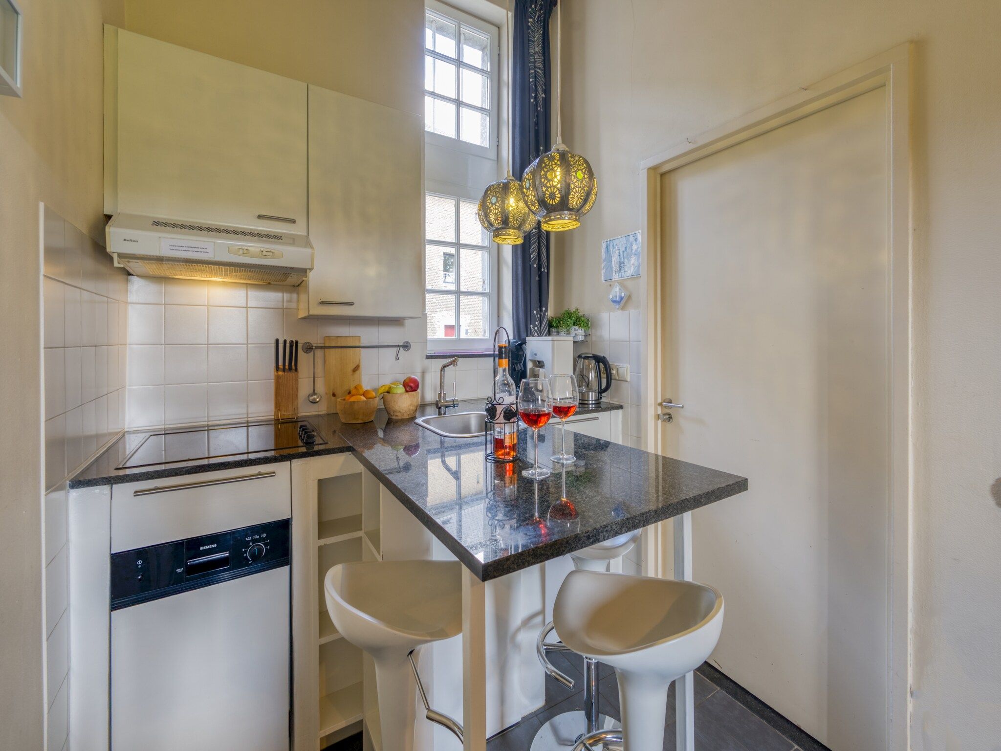 De keuken van Meschermolen 11 in Mesch-Eijsden