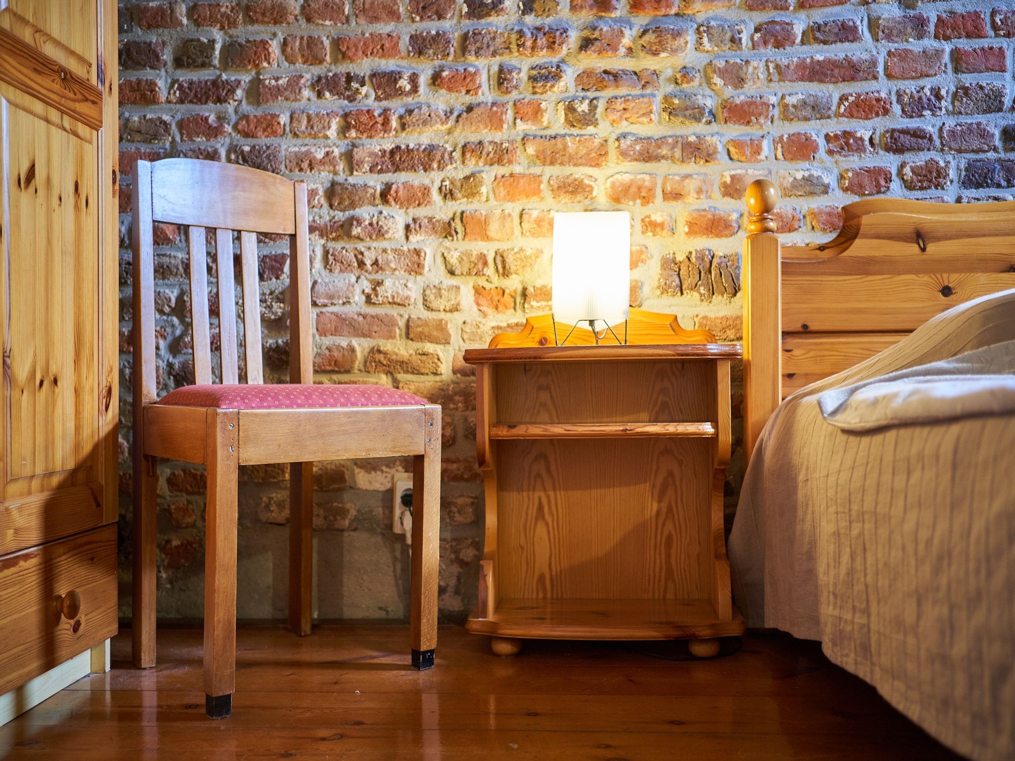Een slaapkamer van Meschermolen 11 in Mesch-Eijsden