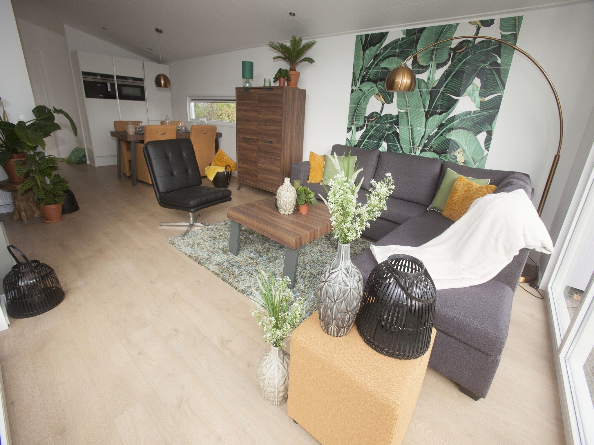 De woonkamer van Resort Mooi Bemelen 8 in Bemelen