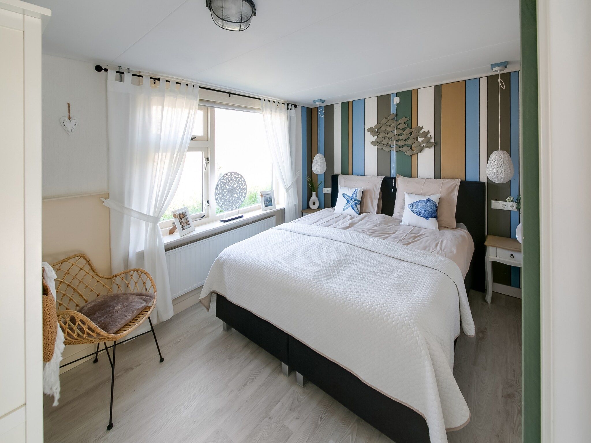 Een slaapkamer van Storm Bries in Callantsoog