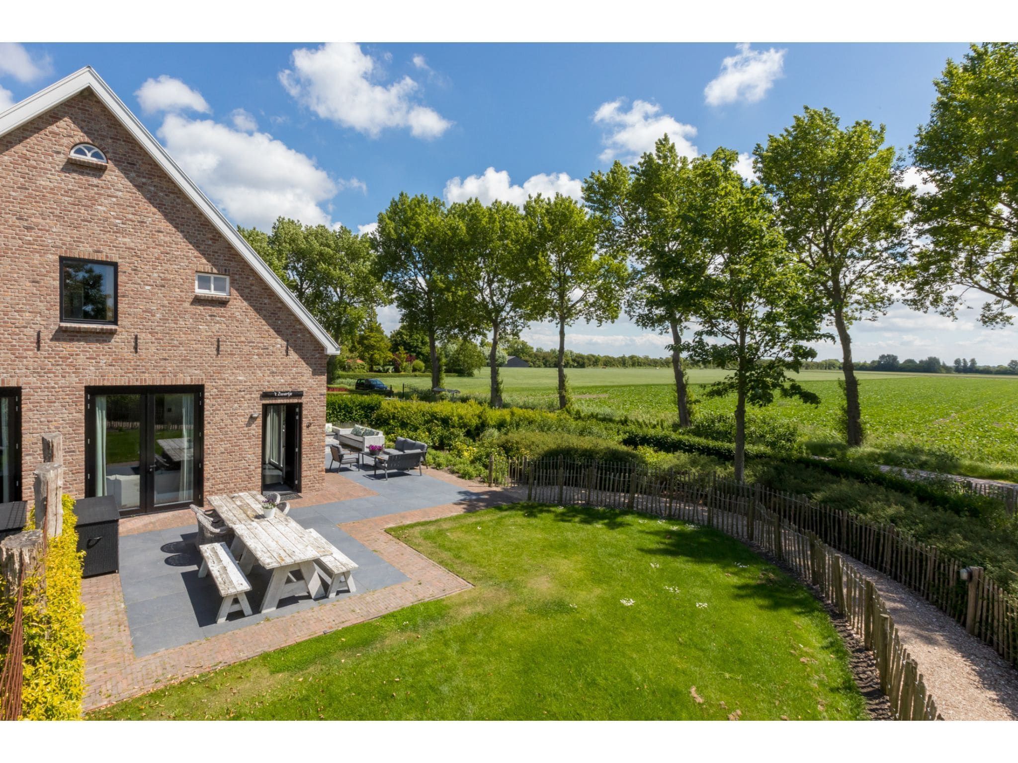 De buitenkant van Lepelstraat 18B  Vrouwenpolder "'t Zwartje" in Vrouwenpolder