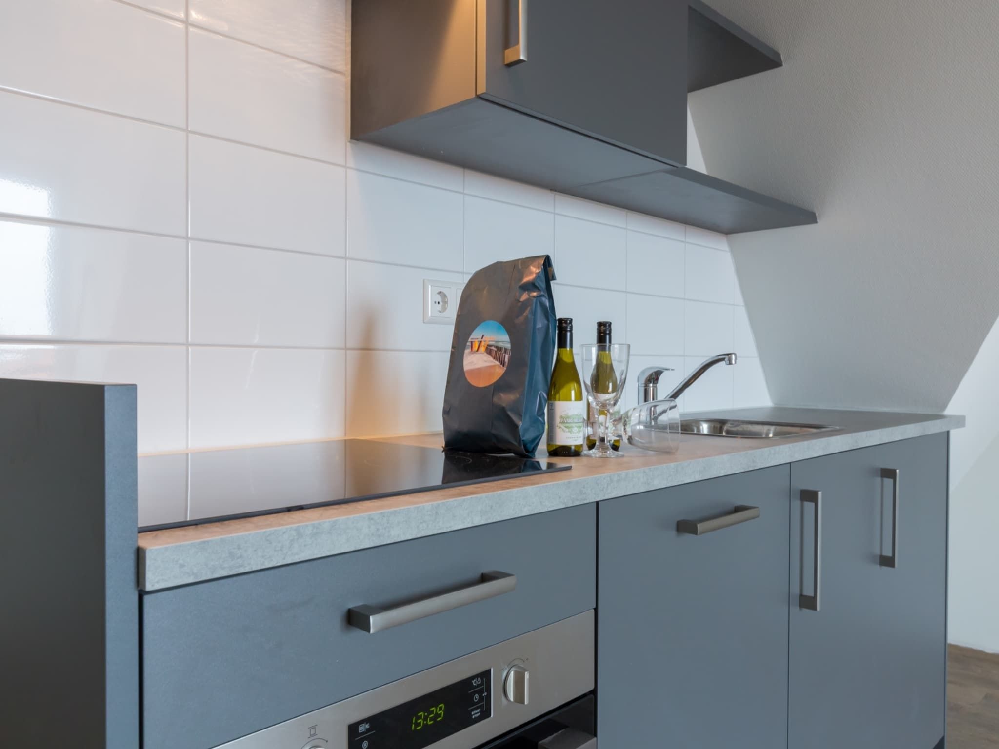 De keuken van Aparthotel Zoutelande - 2 pers luxe studio in Zoutelande