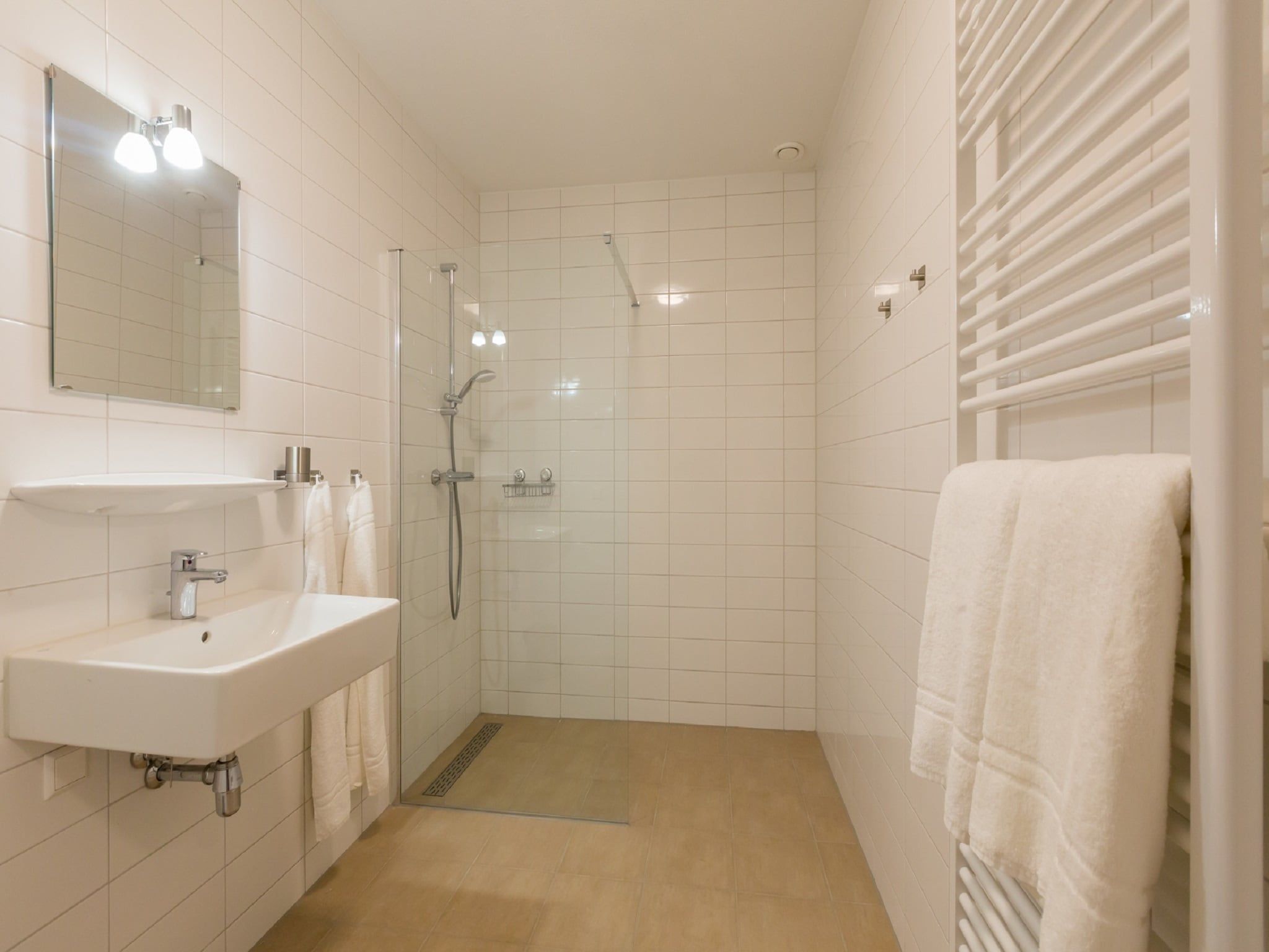 De badkamer van Aparthotel Zoutelande - 2 pers luxe studio in Zoutelande