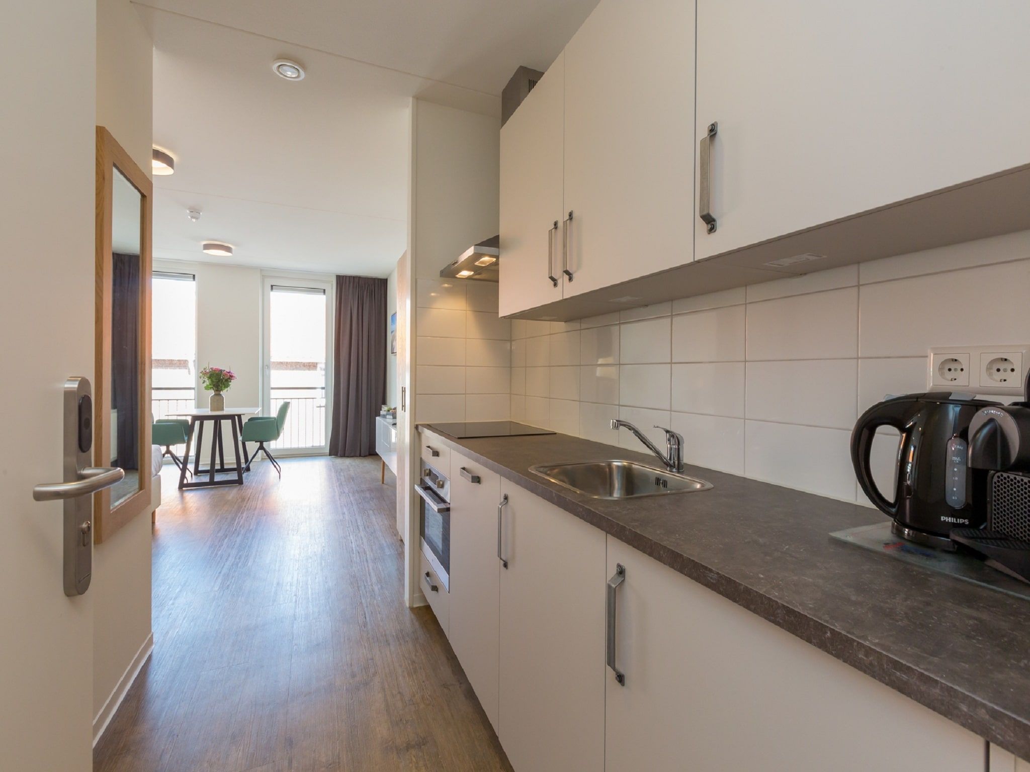 De keuken van Aparthotel Zoutelande - 2 pers luxe studio in Zoutelande