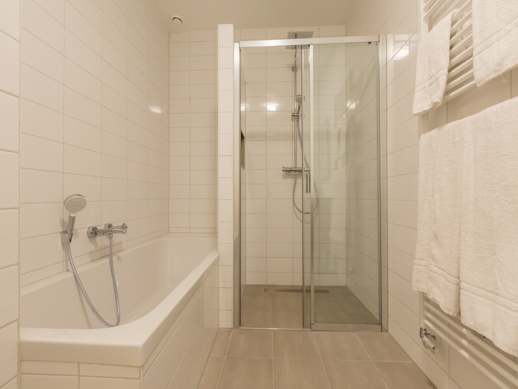 De badkamer van Aparthotel Zoutelande - 4 pers luxe appartement in Zoutelande
