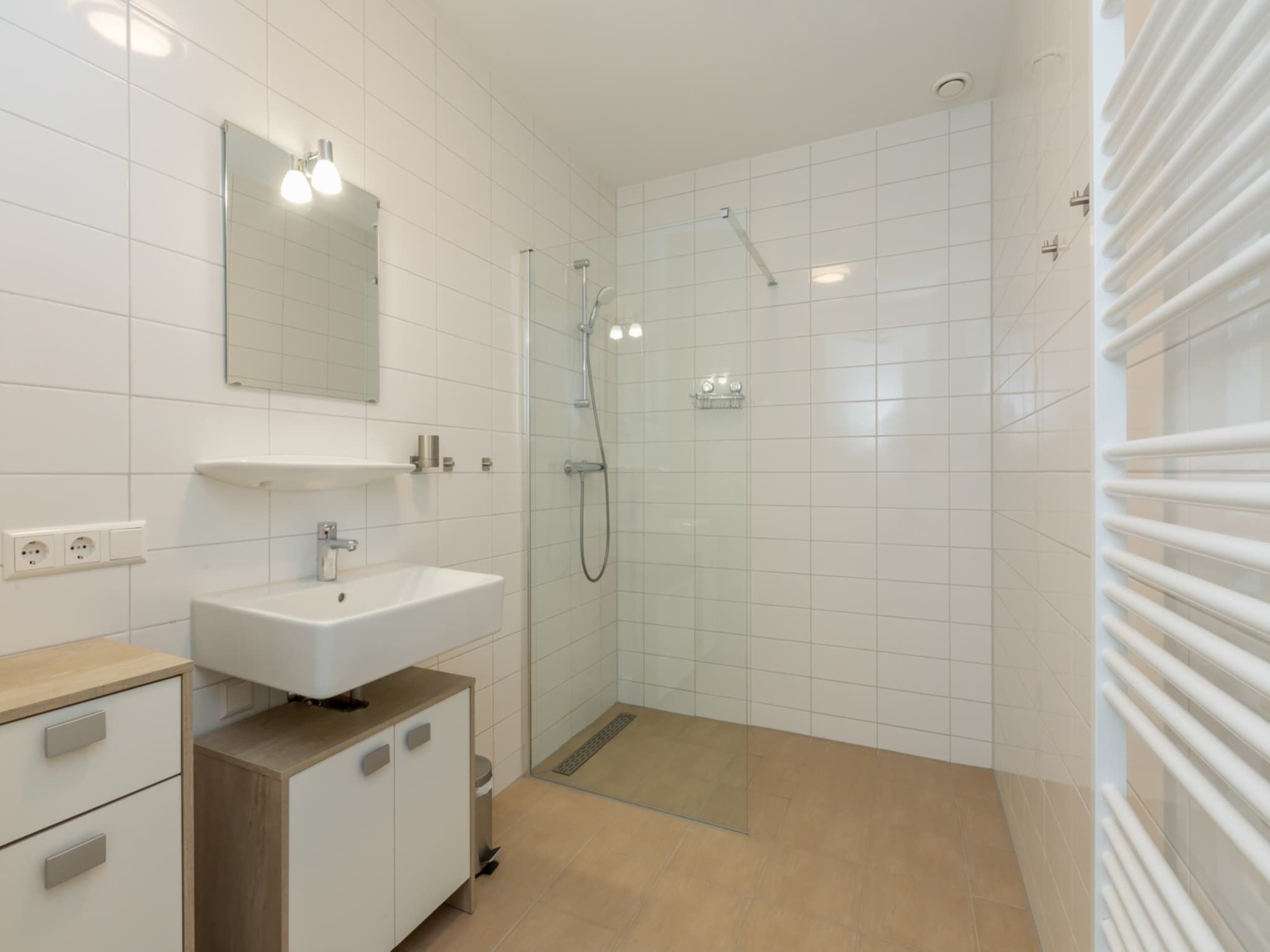 De badkamer van Aparthotel Zoutelande - 4 pers luxe appartement in Zoutelande