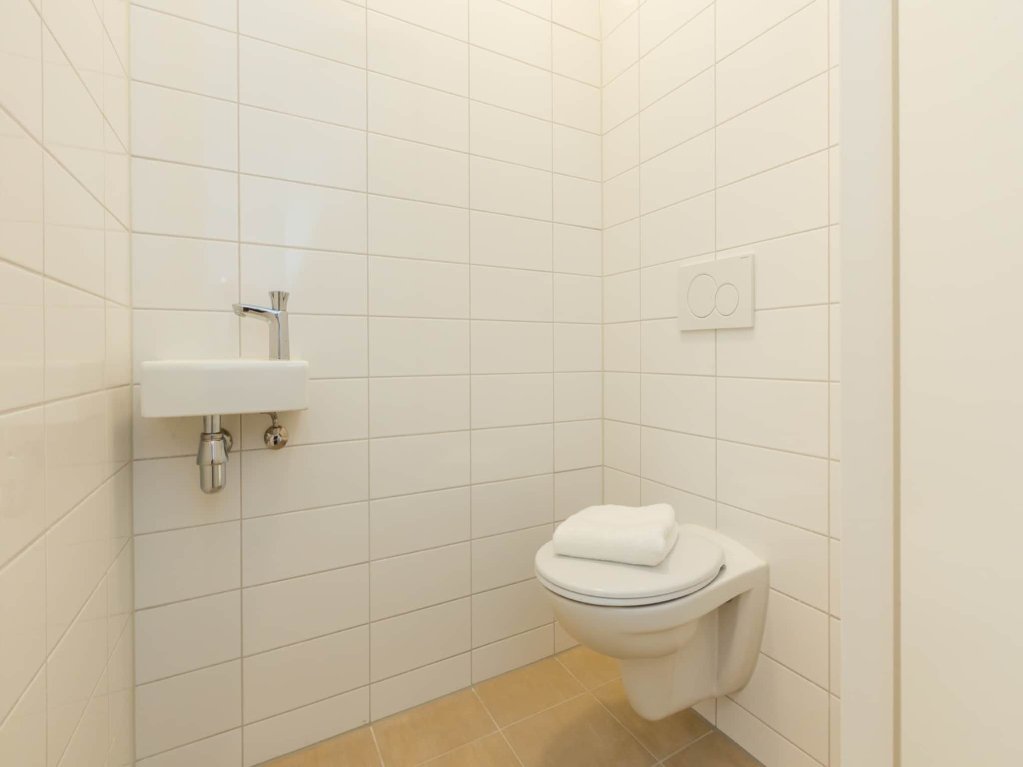 De badkamer van Aparthotel Zoutelande - 4 pers luxe appartement in Zoutelande