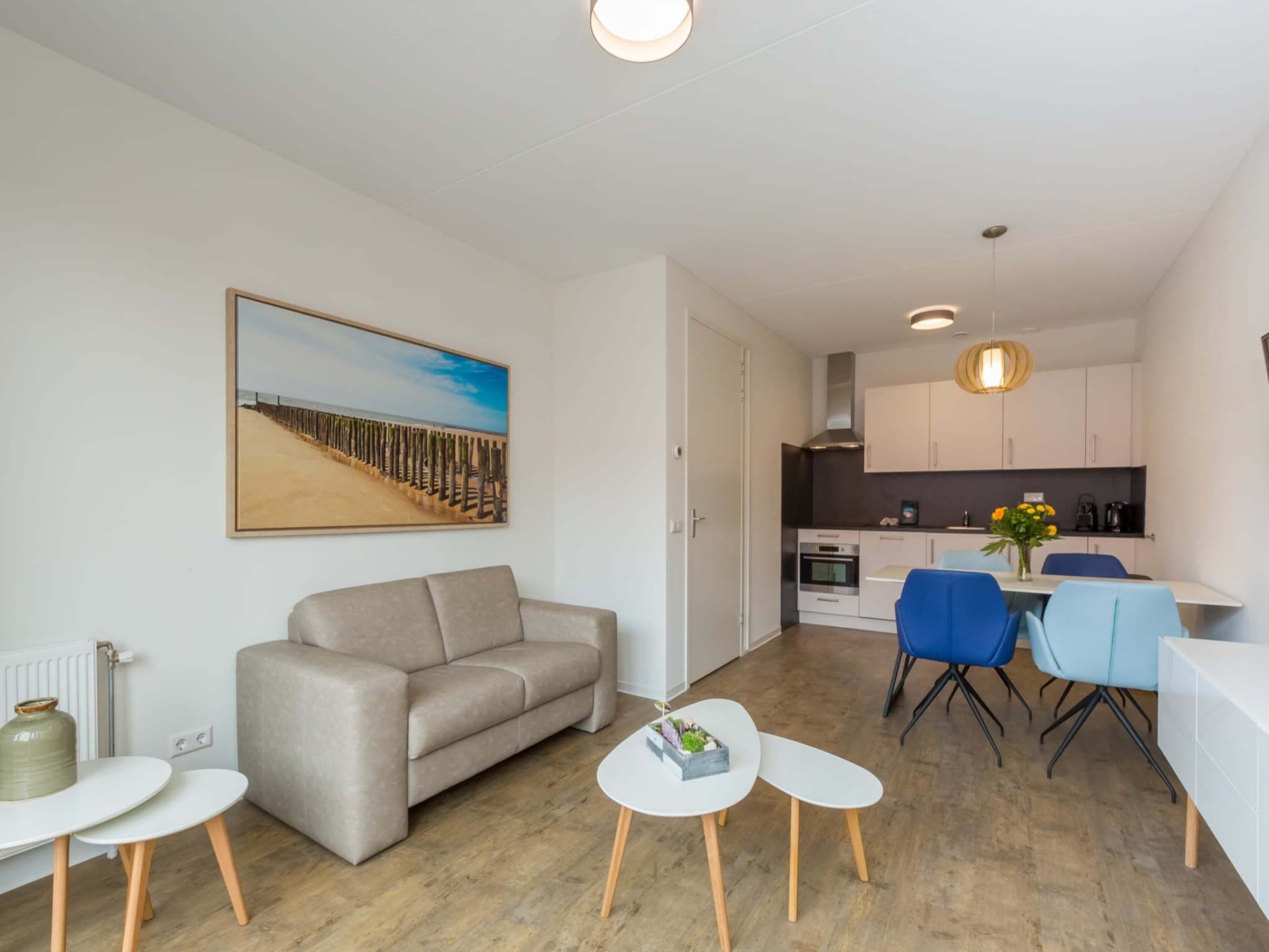De woonkamer van Aparthotel Zoutelande - 4 pers luxe appartement in Zoutelande