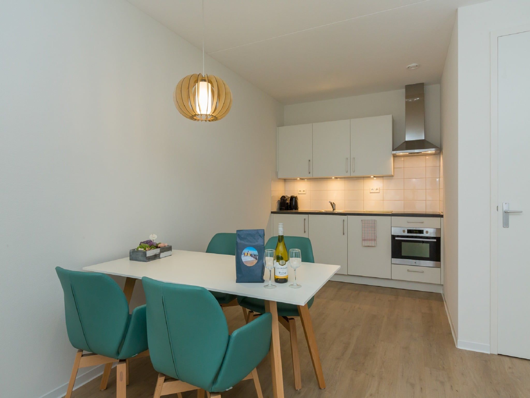 De eetkamer van Aparthotel Zoutelande - 6 pers luxe appartement in Zoutelande