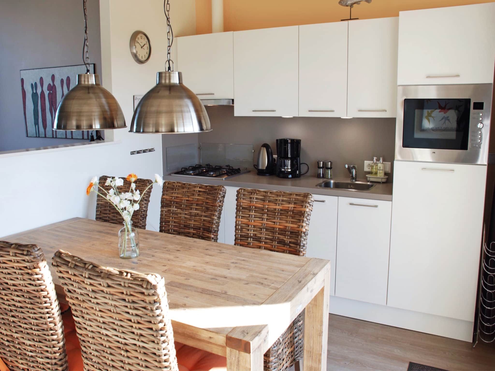De keuken van Ostrea 16 in Kamperland