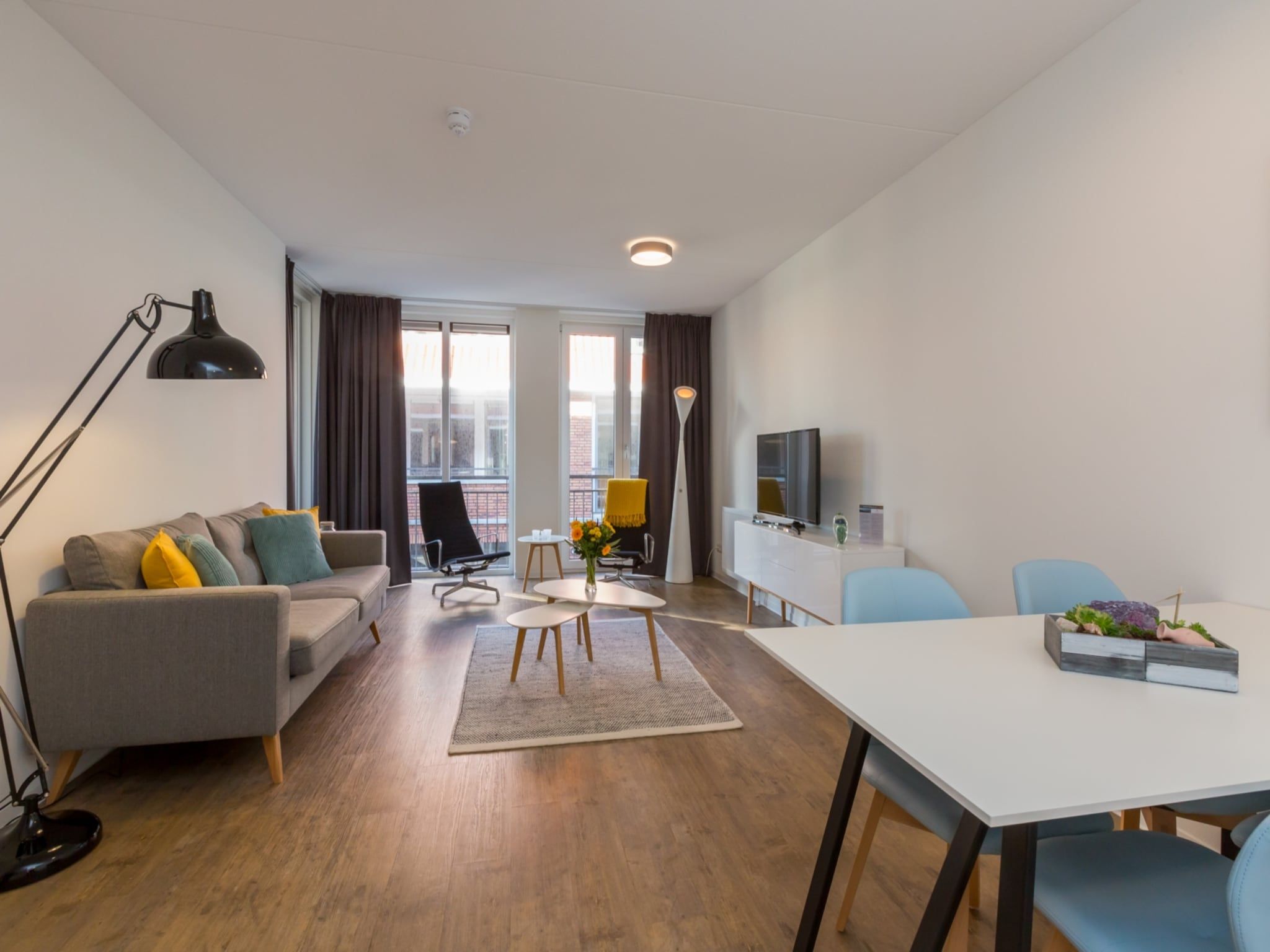 De woonkamer van Aparthotel Zoutelande - Luxe 3-persoons comfort appartement in Zoutelande