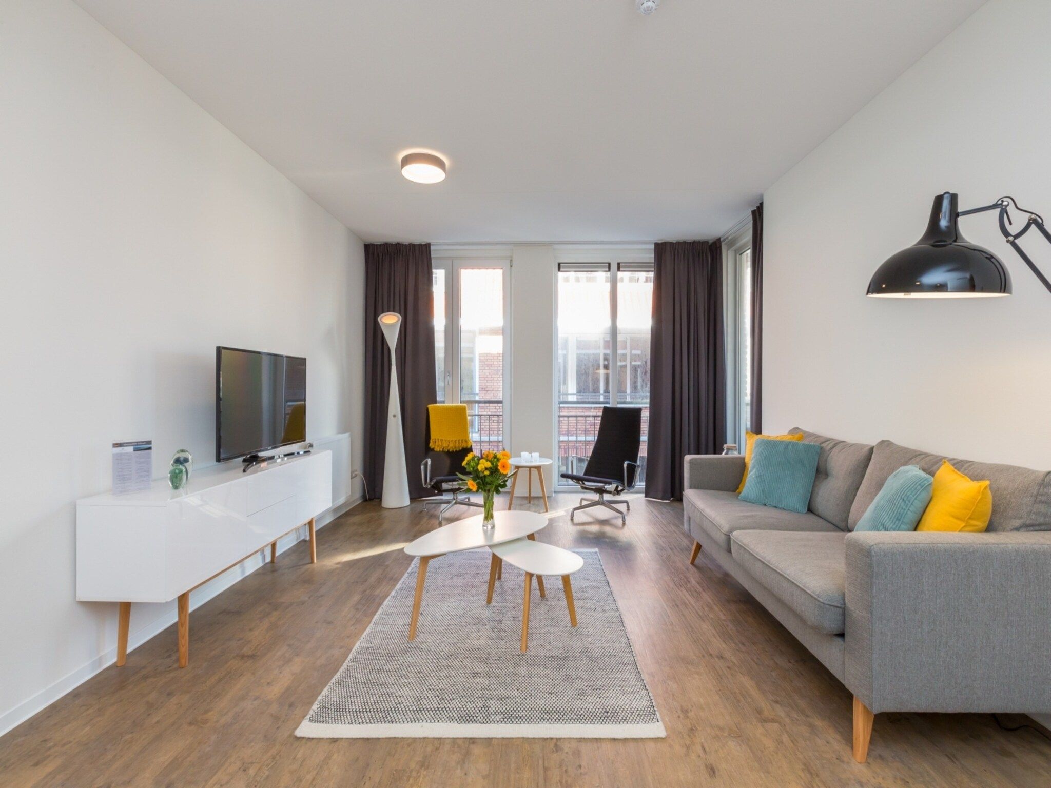 De woonkamer van Aparthotel Zoutelande - Luxe 3-persoons comfort appartement in Zoutelande