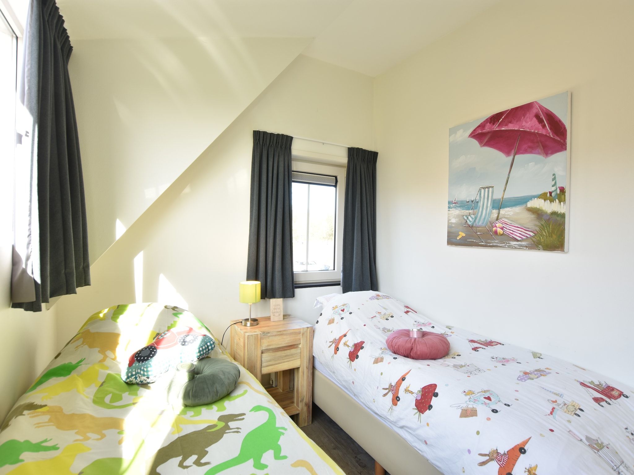Een slaapkamer van Krokus 10 in Breskens