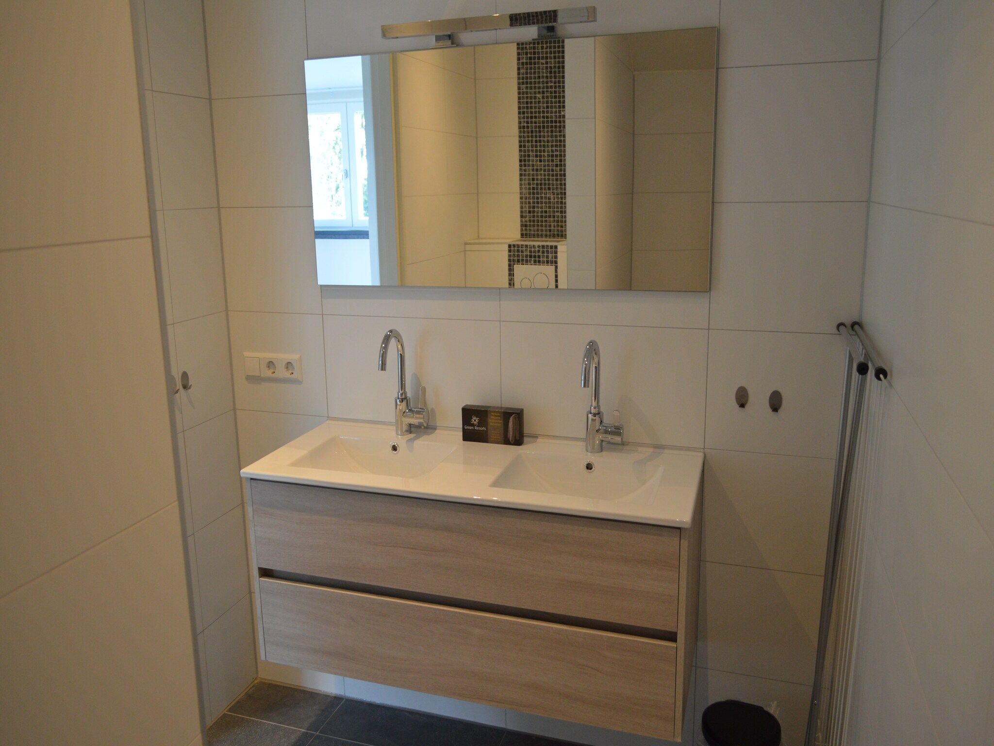 De badkamer van Resort Mooi Bemelen 11 in Bemelen