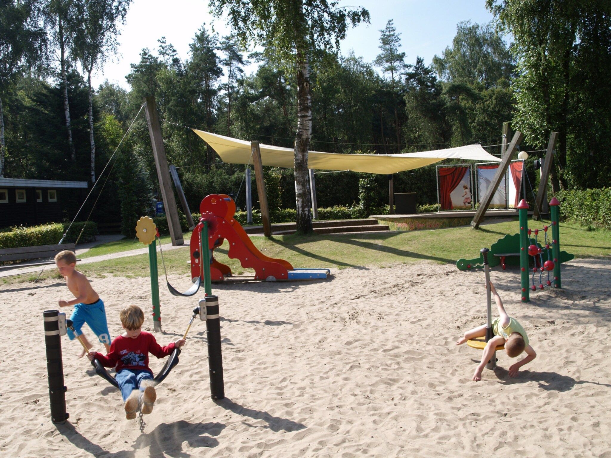 Parkfaciliteiten bij Pavilion 4 in Otterlo