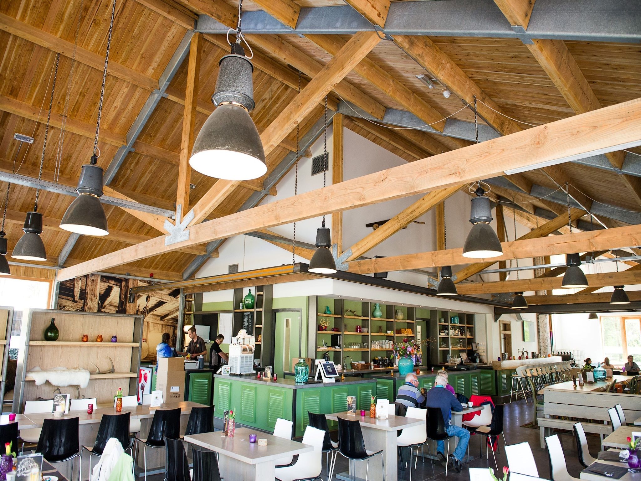 Parkfaciliteiten bij Pavilion 4 in Otterlo