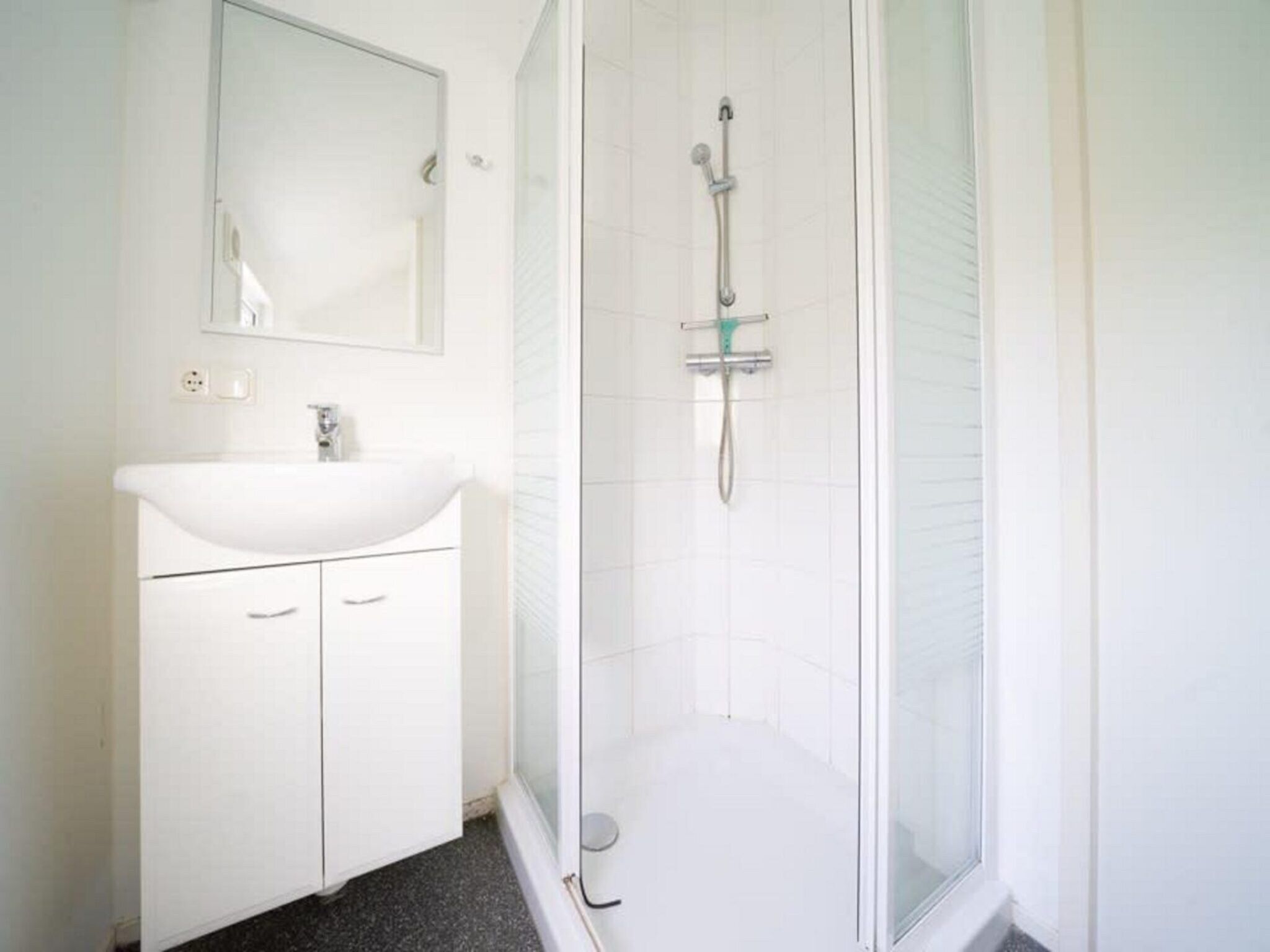 De badkamer van Boslodge 6 in Otterlo