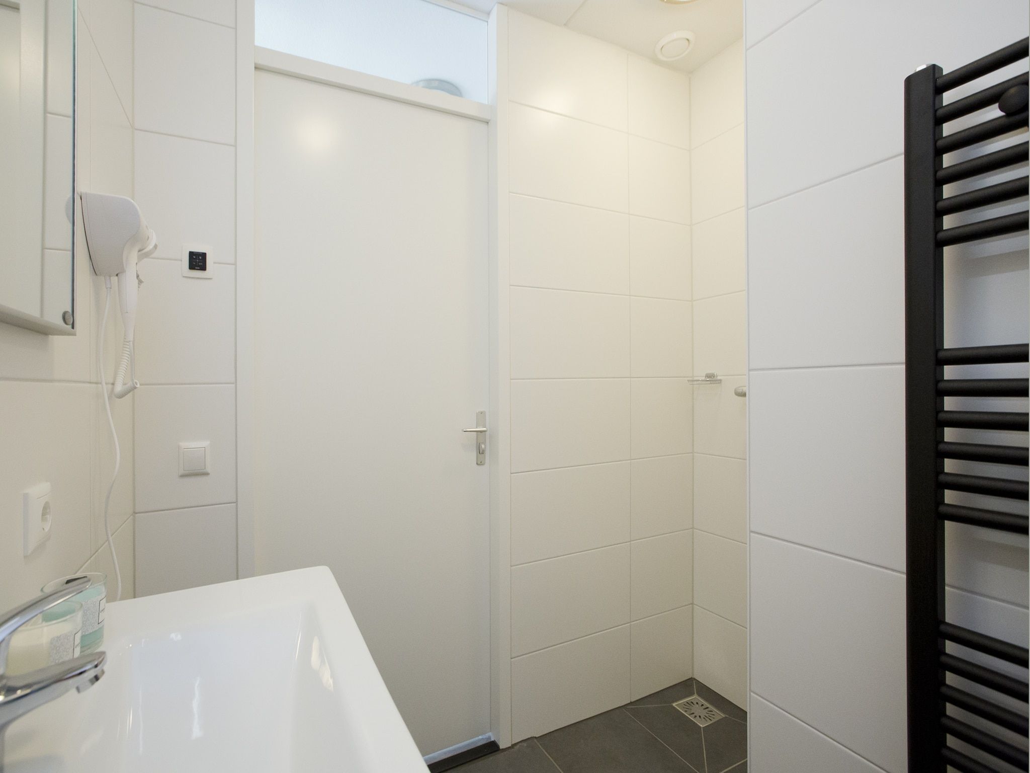 De badkamer van Landgoed De IJsvogel 6 in Voorthuizen
