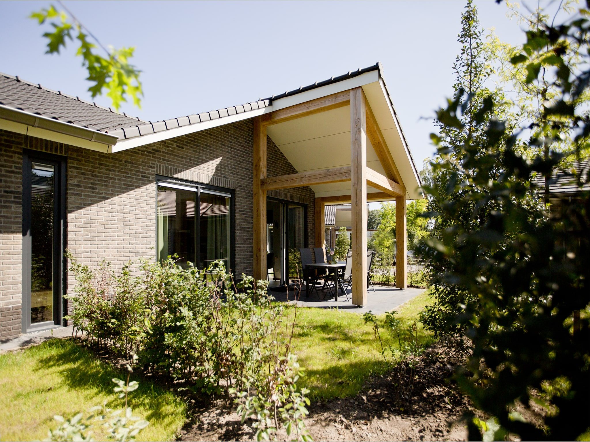 De buitenkant van Landgoed De IJsvogel 6 in Voorthuizen