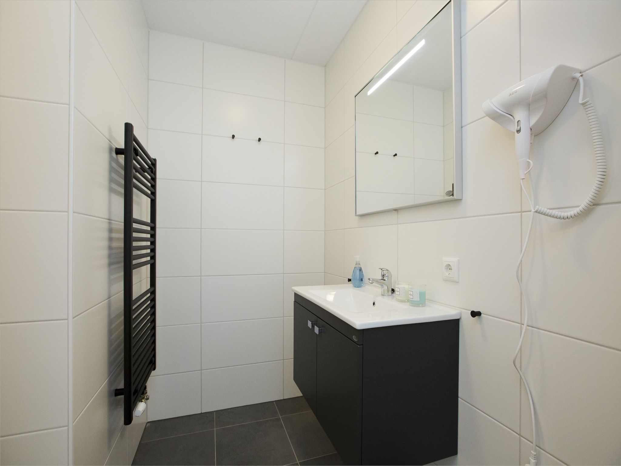 De badkamer van Landgoed De IJsvogel 7 in Voorthuizen