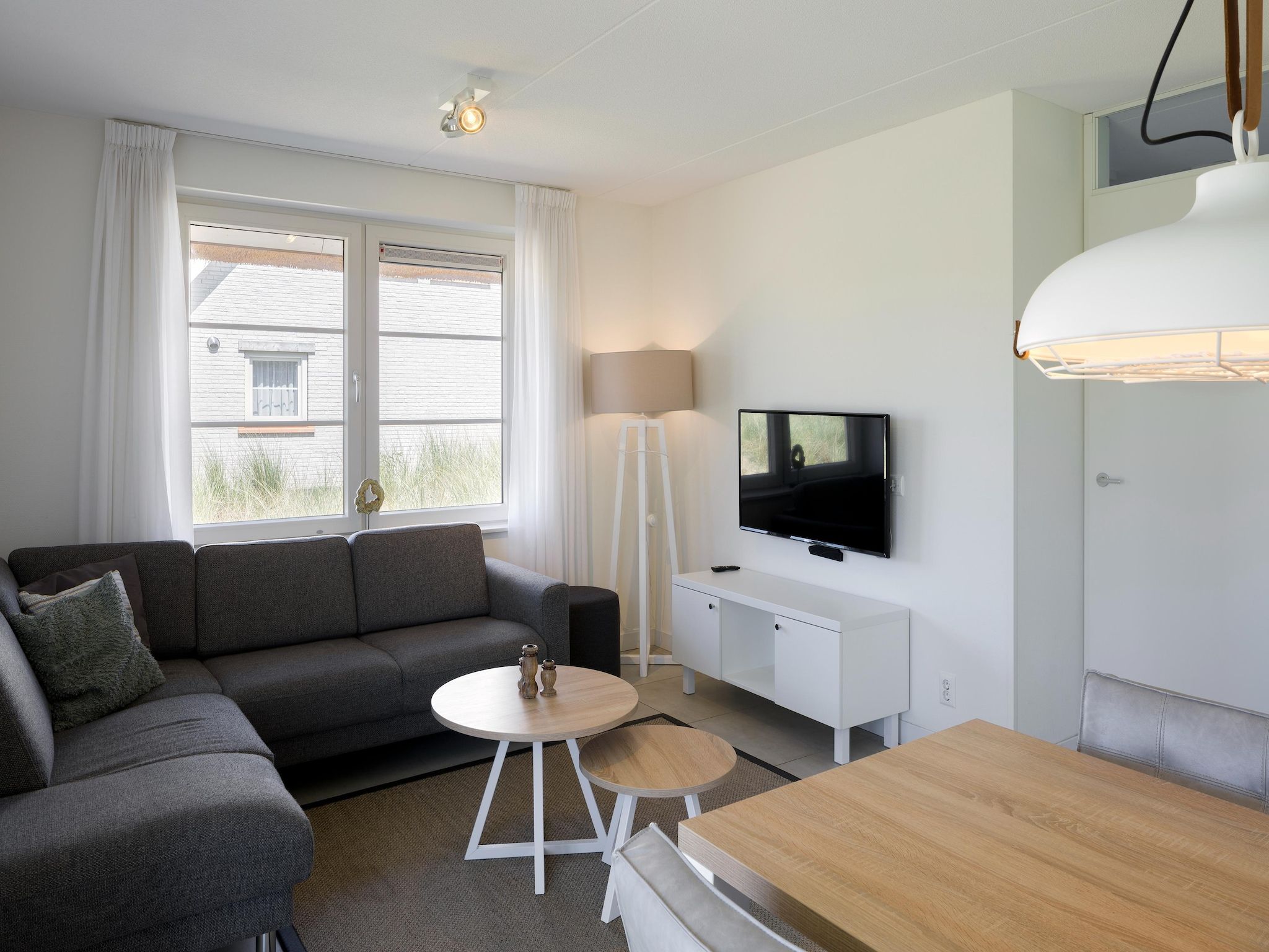 De woonkamer van Beach Resort Nieuwvliet-Bad 4 in Nieuwvliet-Bad