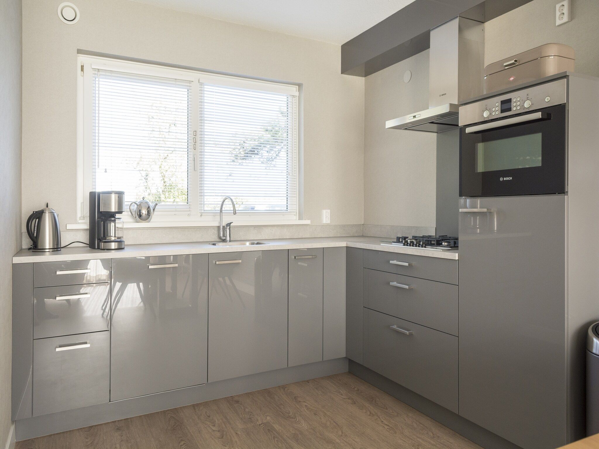 De keuken van Bouwlust E9 in De Cocksdorp Texel