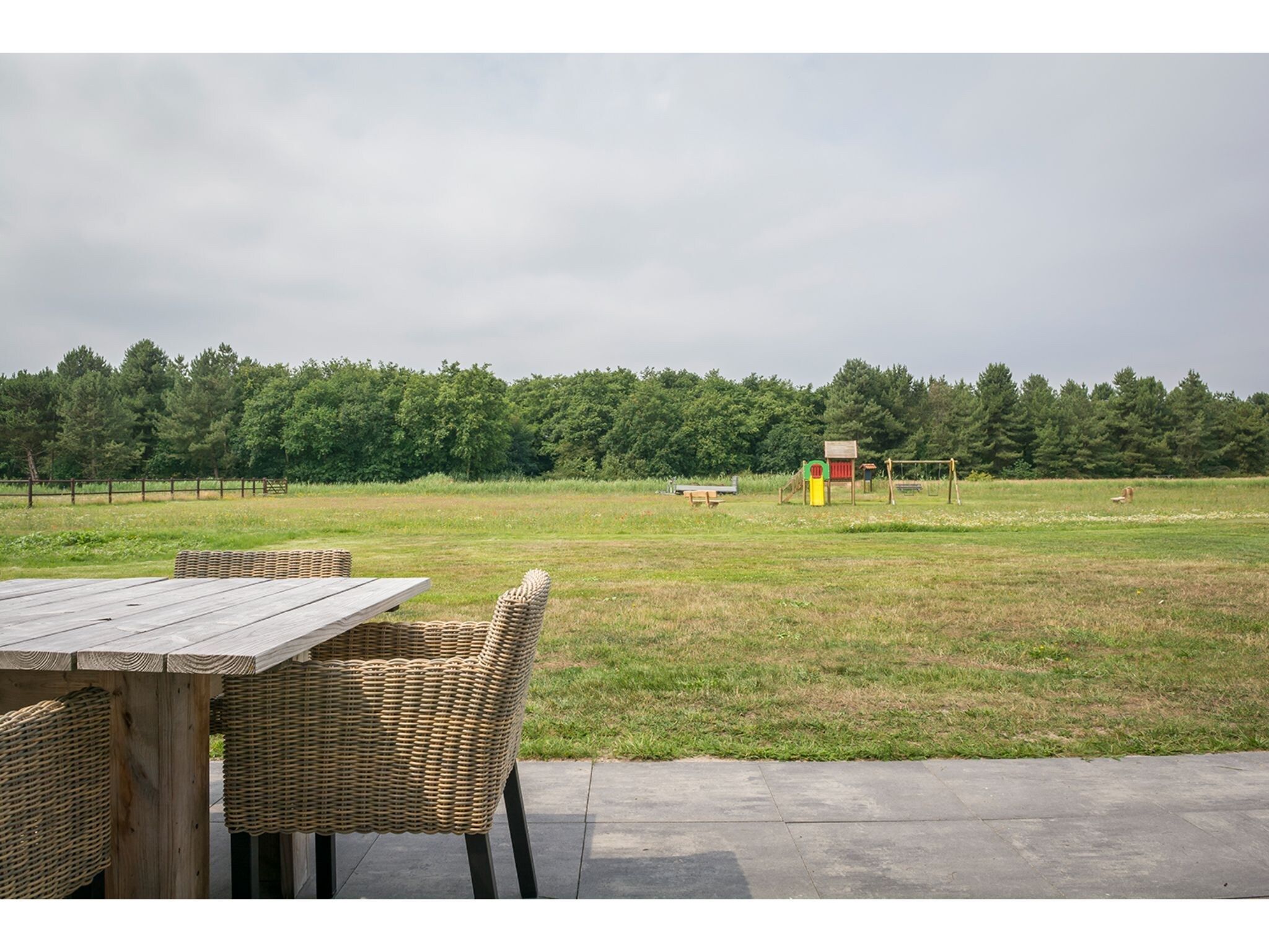 Het uitzicht vanaf Bouwlust E9 in De Cocksdorp Texel