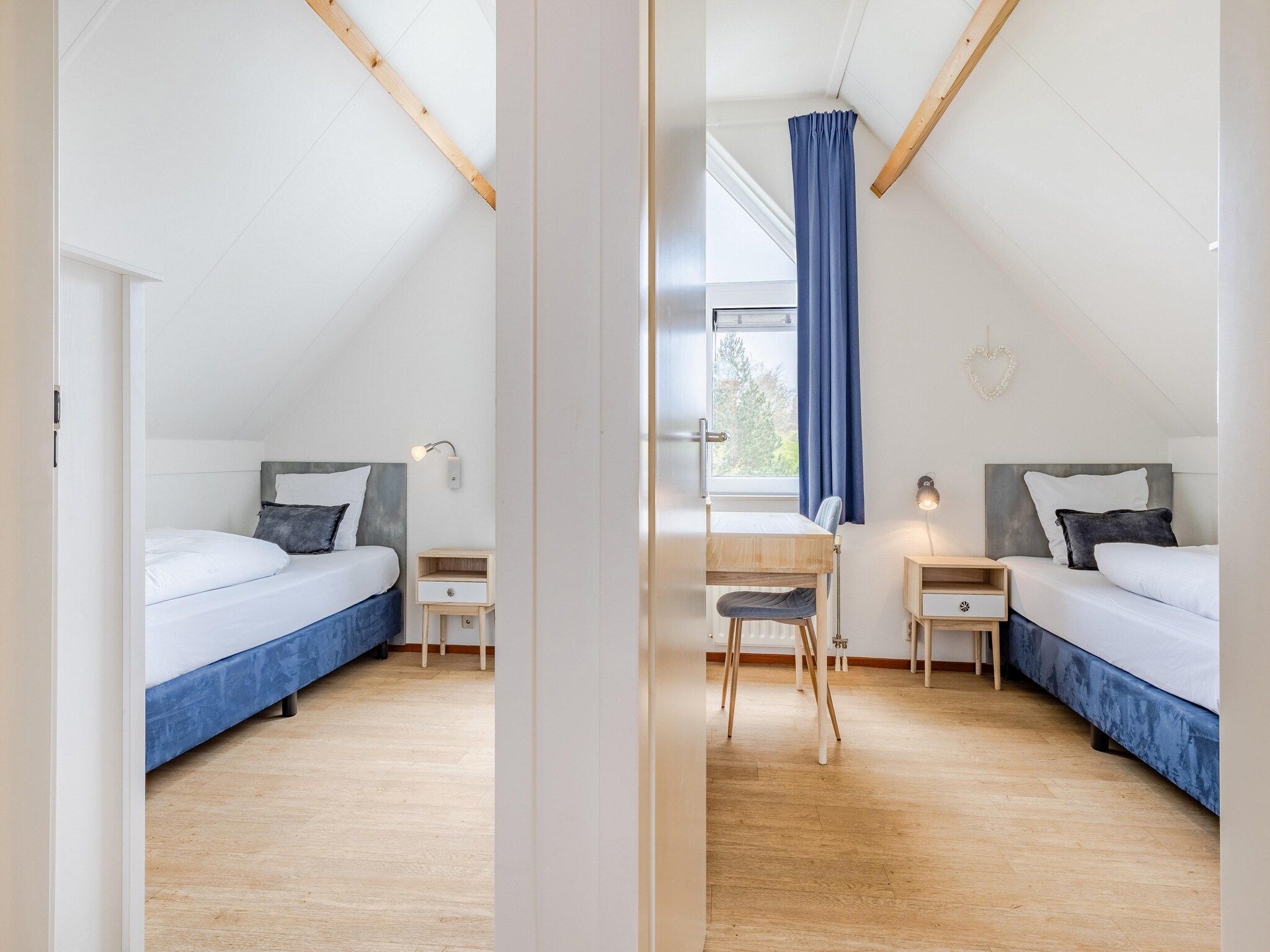 Een slaapkamer van Noordzee Résidence De Banjaard 13 in Kamperland