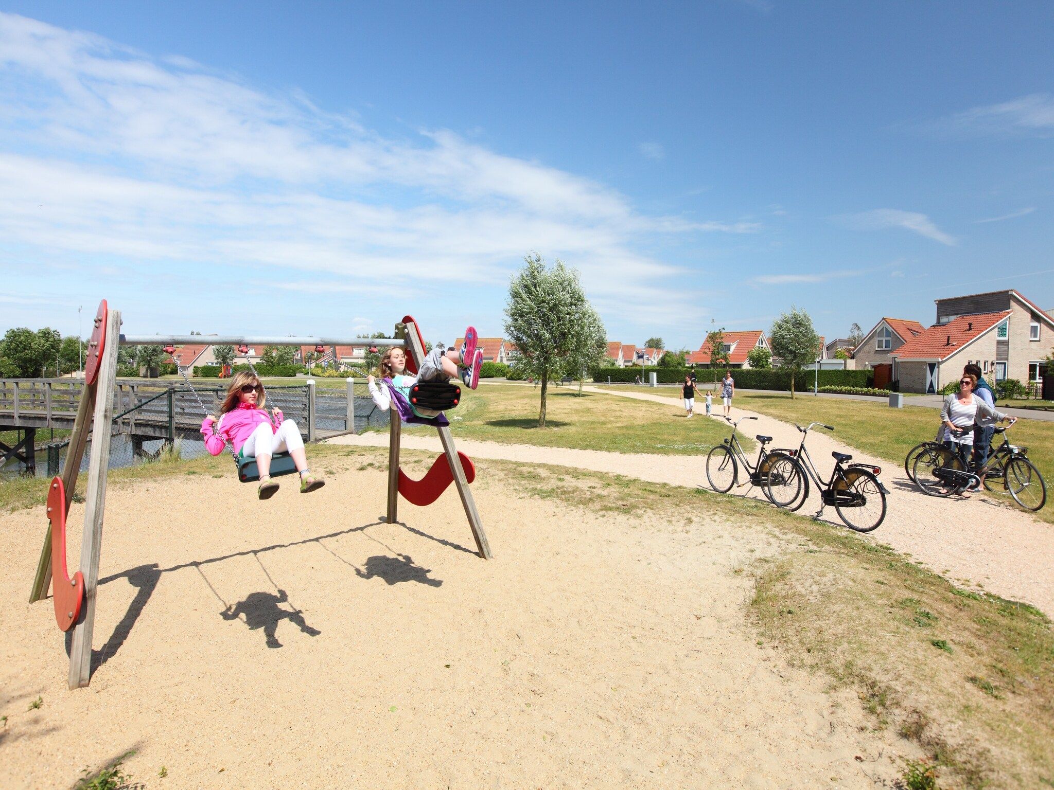 Parkfaciliteiten bij Vakantiepark Zeebad 5 in Breskens