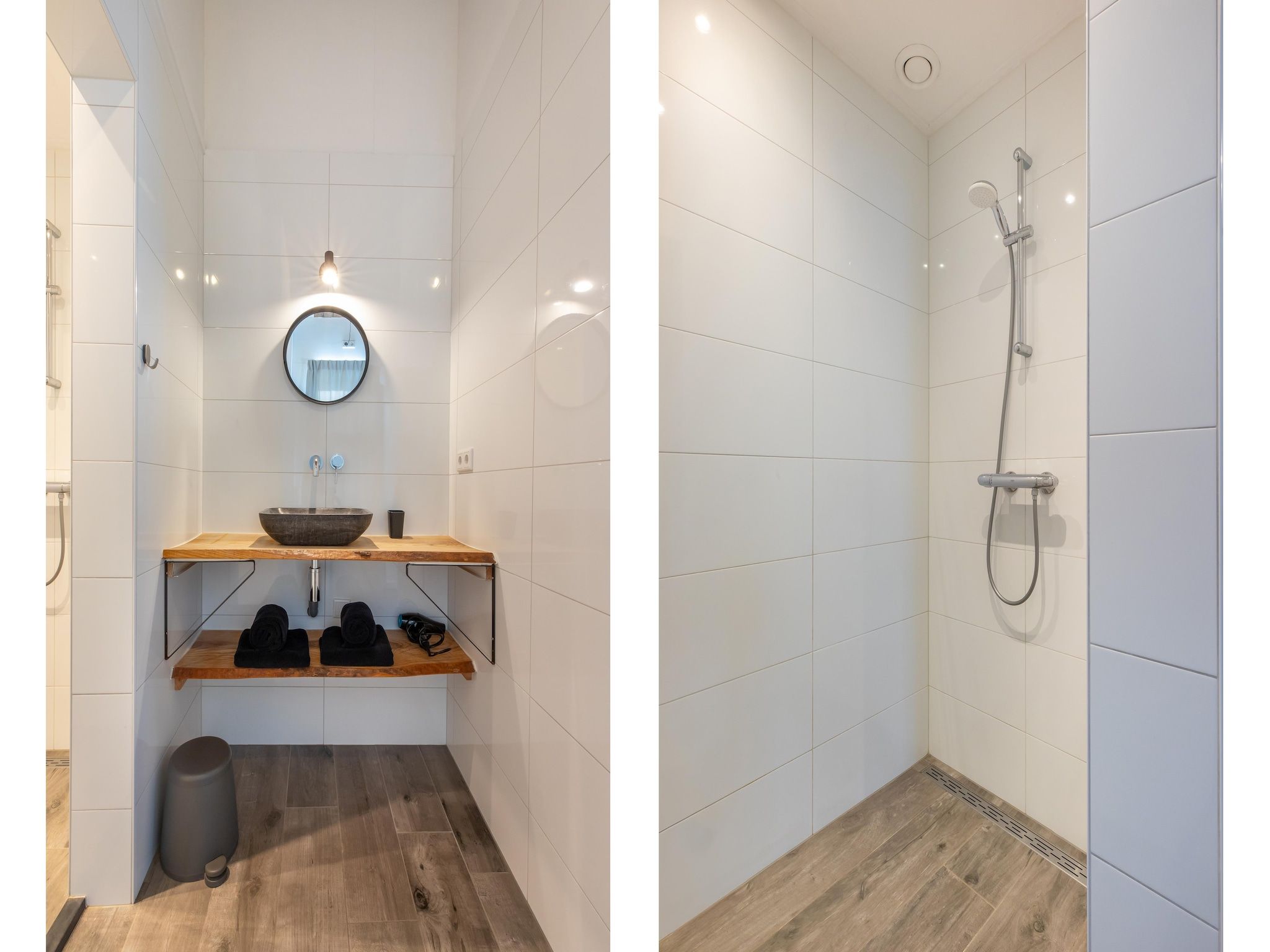 De badkamer van Pleinzicht 6b in Koudekerke