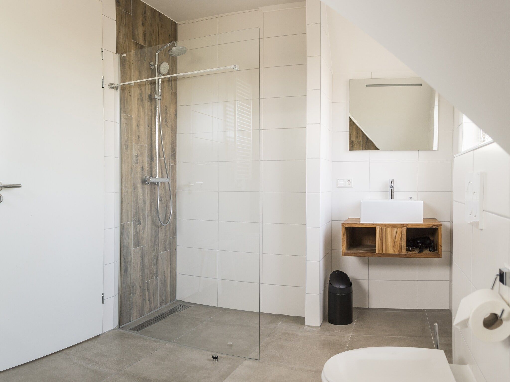 De badkamer van Villa Bouwlust F Wellness in De Cocksdorp Texel