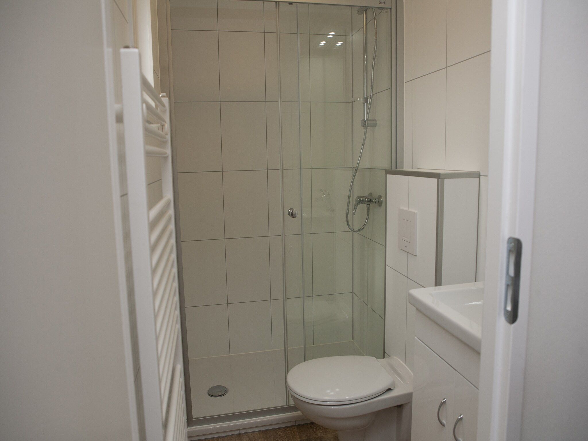 De badkamer van Recreatiepark de Boshoek 21 in Voorthuizen